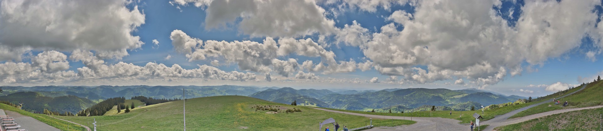 Archiv Foto Webcam Ausblick vom Belchen