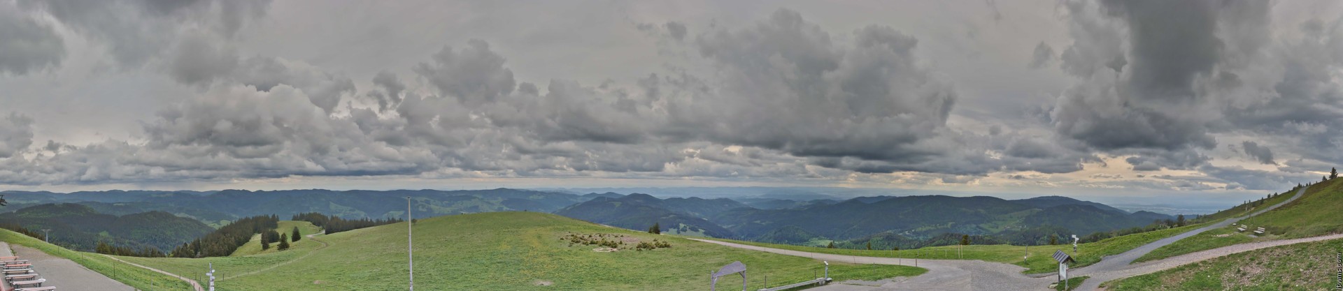 Archiv Foto Webcam Ausblick vom Belchen