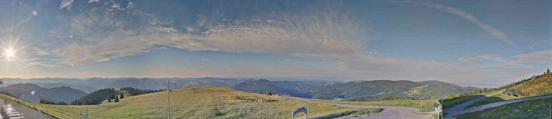Archiv Foto Webcam Ausblick vom Belchen