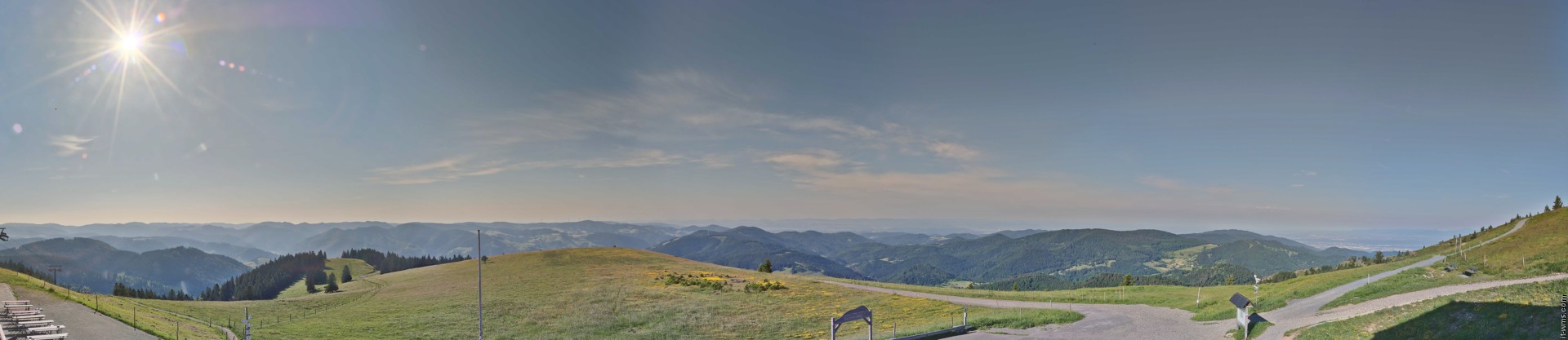 Archiv Foto Webcam Ausblick vom Belchen