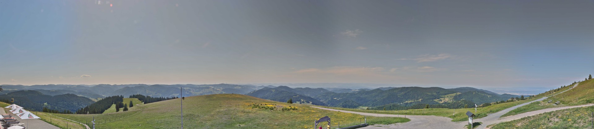 Archiv Foto Webcam Ausblick vom Belchen