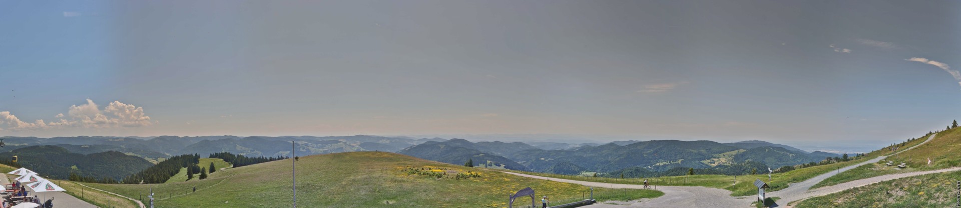 Archiv Foto Webcam Ausblick vom Belchen