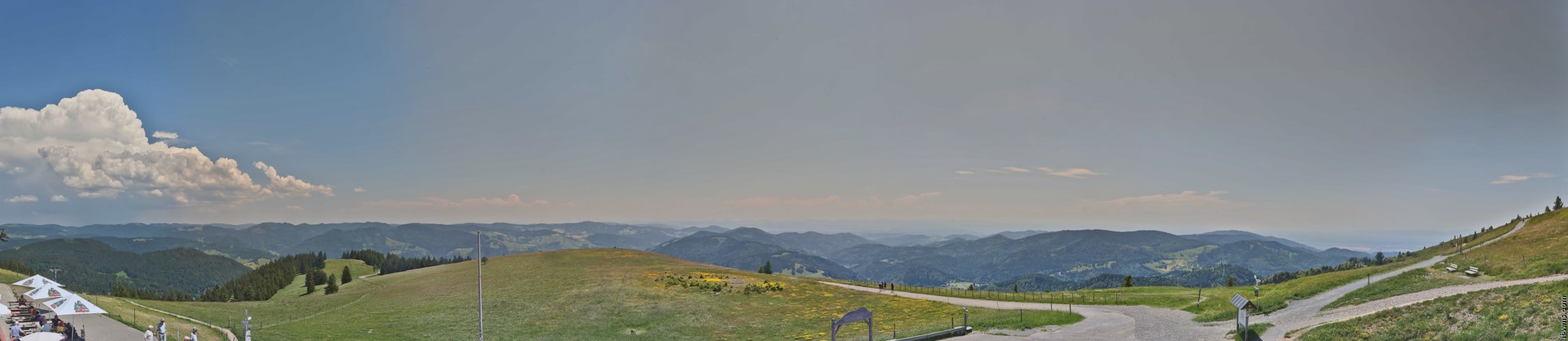 Archiv Foto Webcam Ausblick vom Belchen