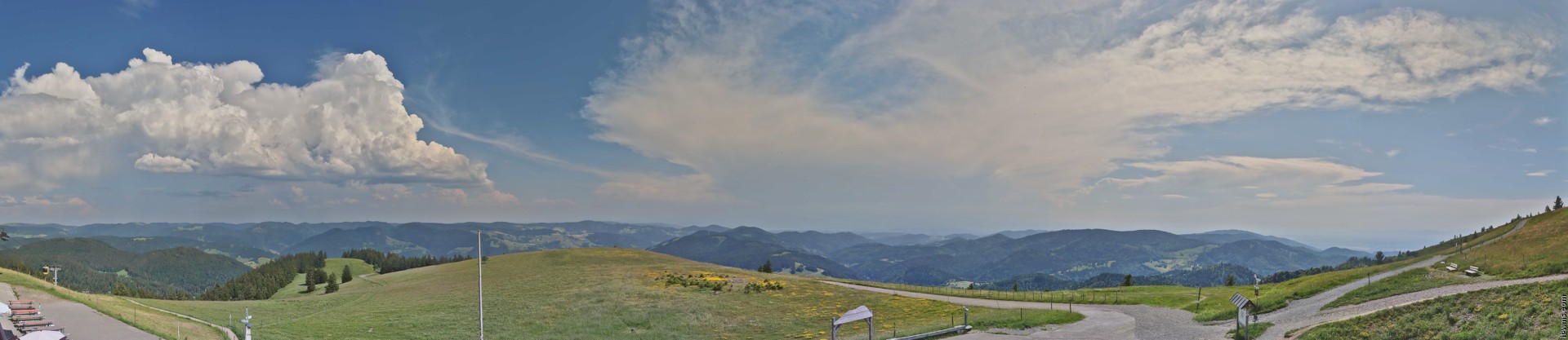 Archiv Foto Webcam Ausblick vom Belchen