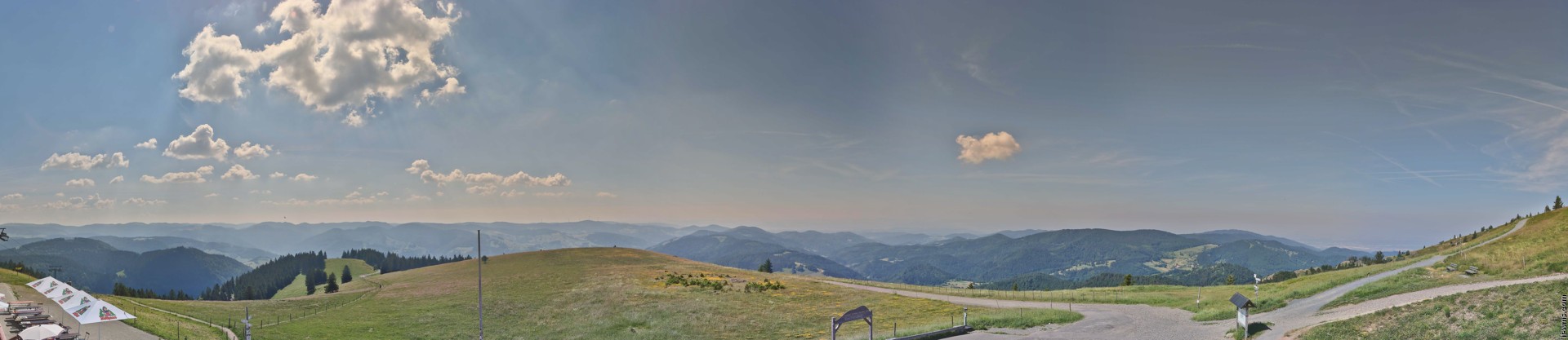 Archiv Foto Webcam Ausblick vom Belchen