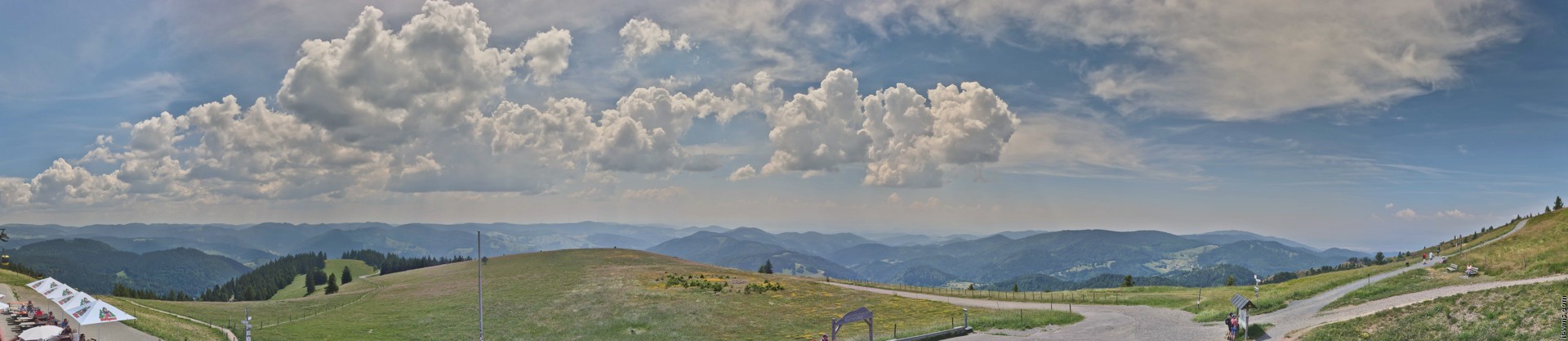 Archiv Foto Webcam Ausblick vom Belchen