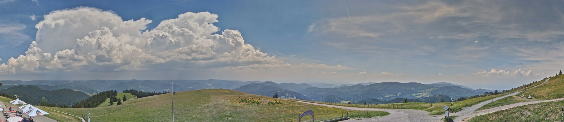 Archiv Foto Webcam Ausblick vom Belchen