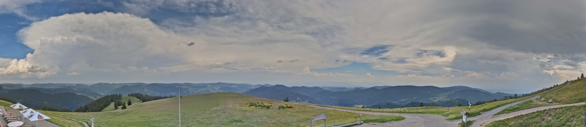 Archiv Foto Webcam Ausblick vom Belchen
