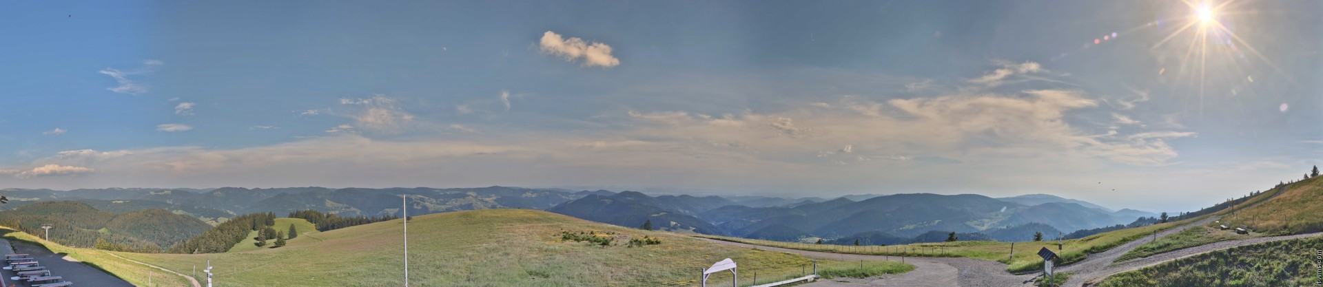 Archiv Foto Webcam Ausblick vom Belchen