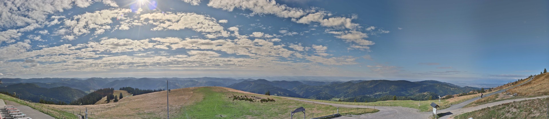 Archiv Foto Webcam Ausblick vom Belchen