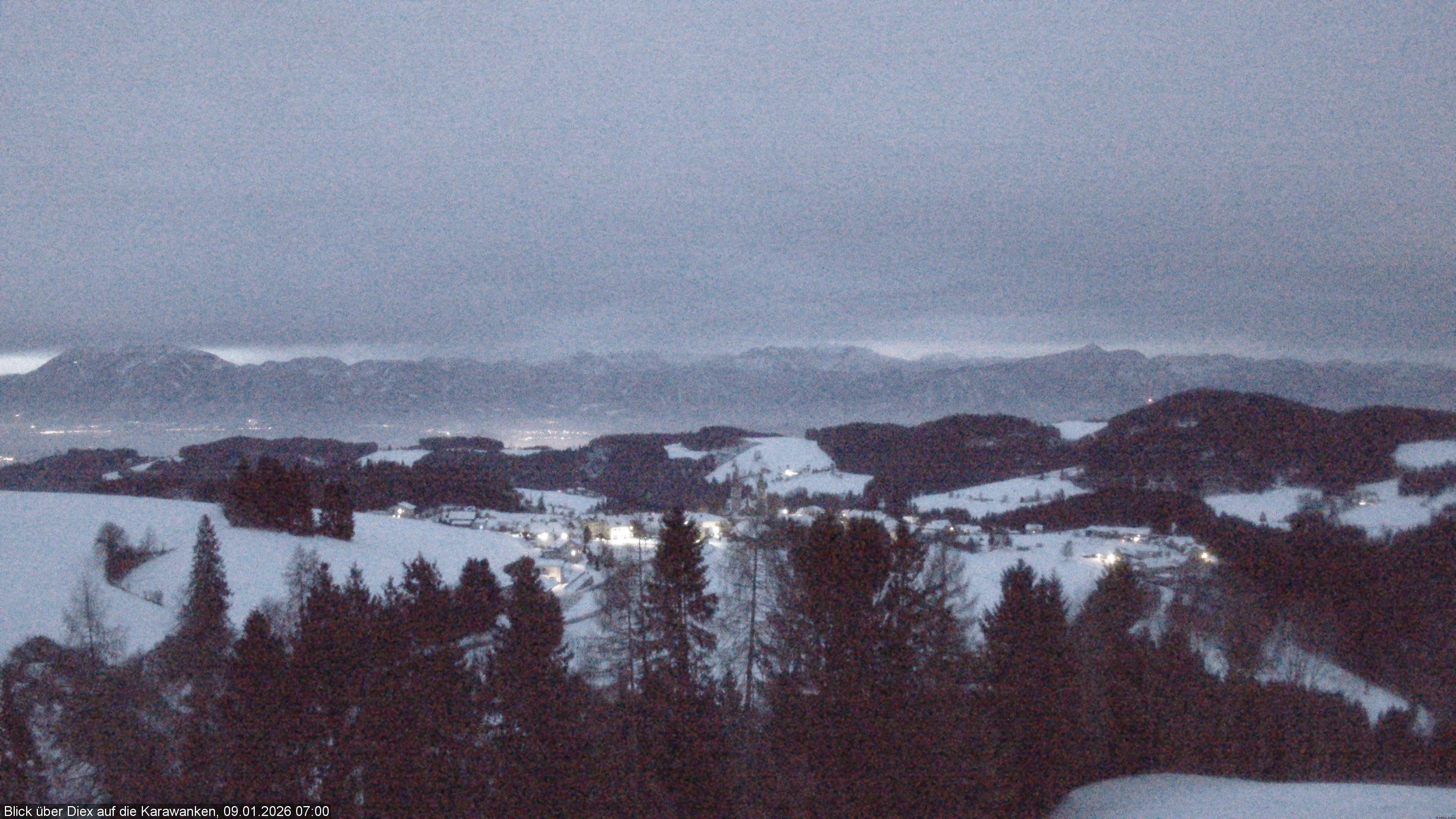 Archiv Foto Webcam Blick auf Diex (Kärnten)
