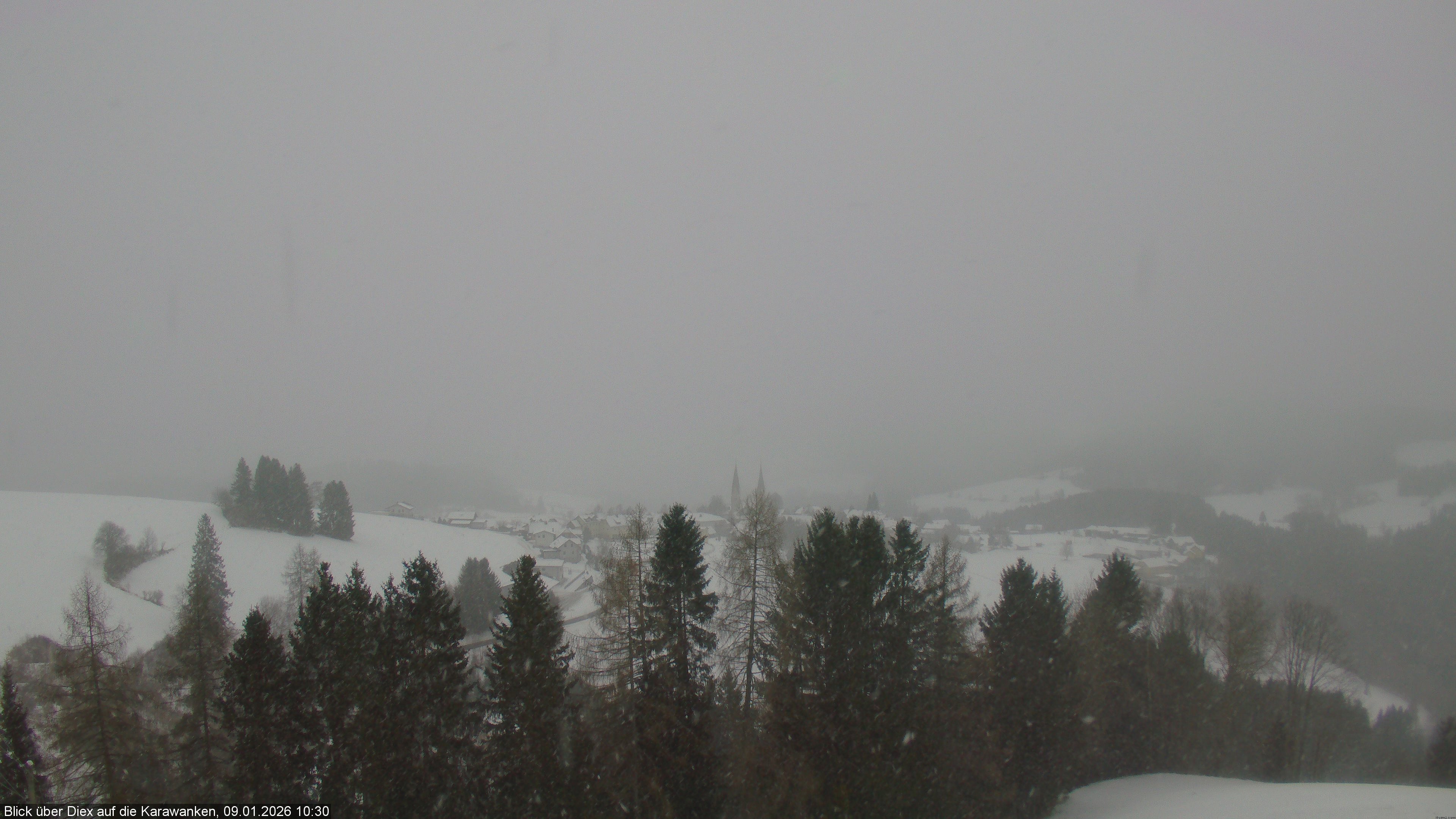 Archiv Foto Webcam Blick auf Diex (Kärnten)