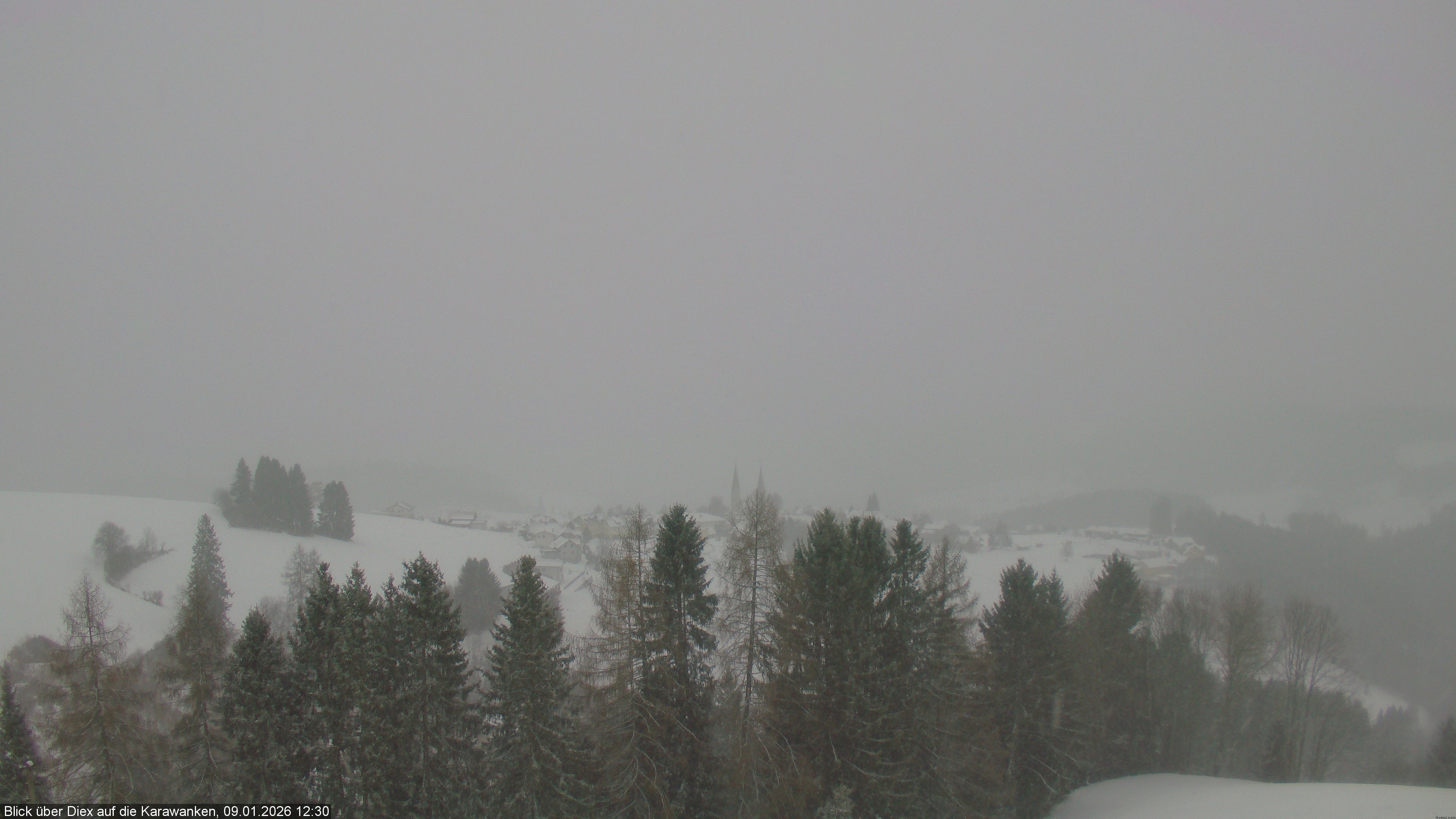 Archiv Foto Webcam Blick auf Diex (Kärnten)