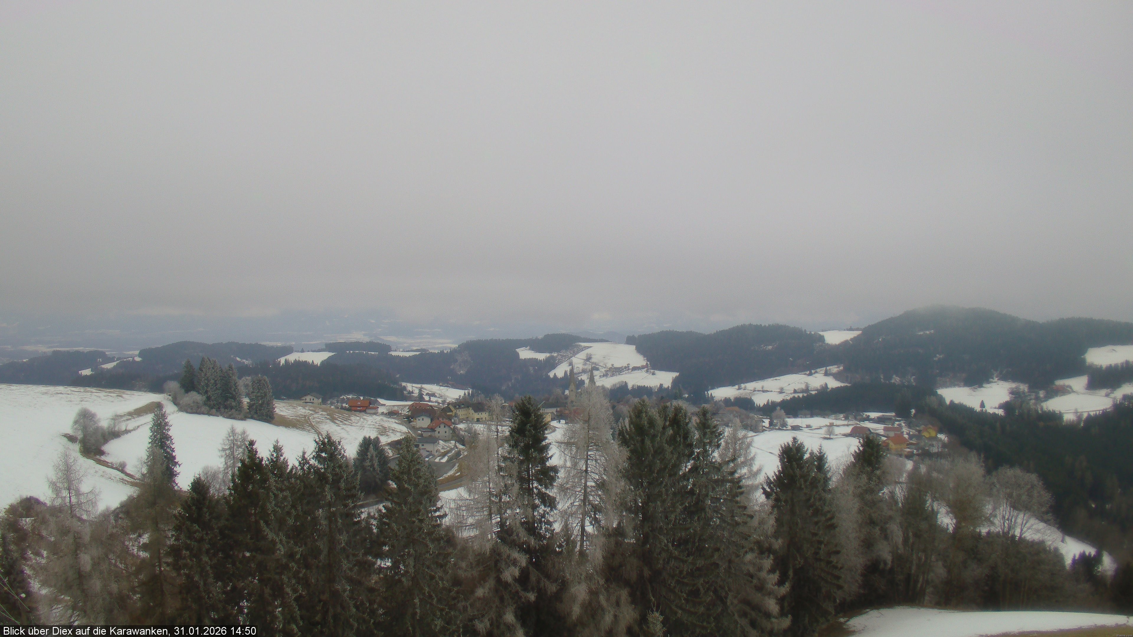 Archiv Foto Webcam Blick auf Diex (Kärnten)