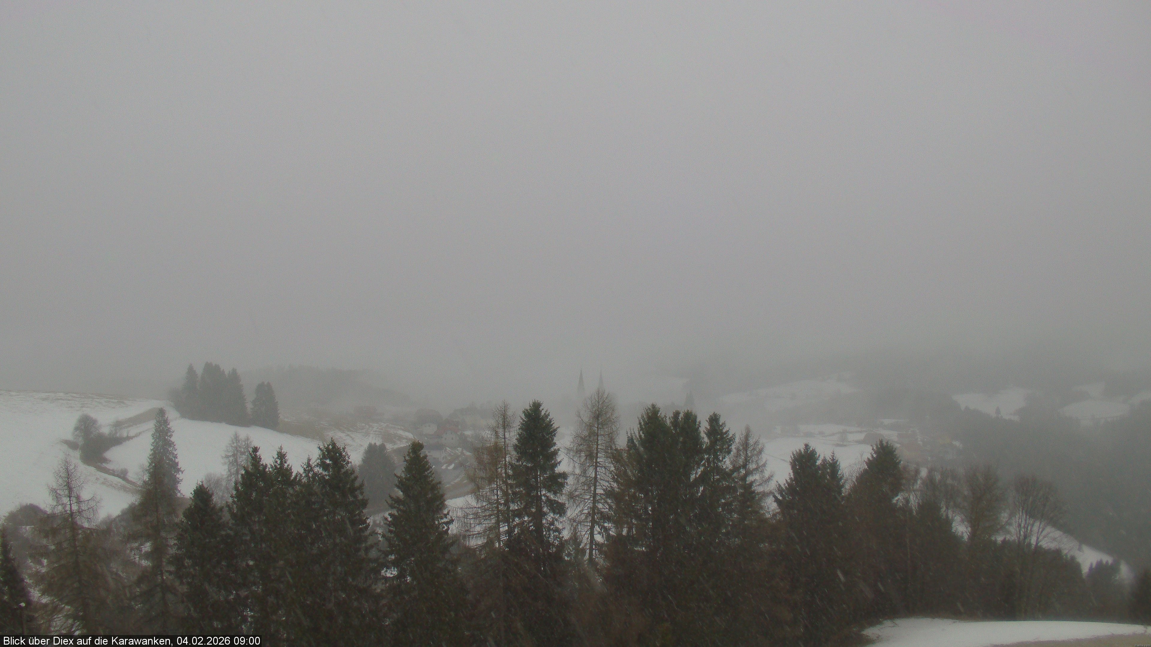 Archiv Foto Webcam Blick auf Diex (Kärnten)