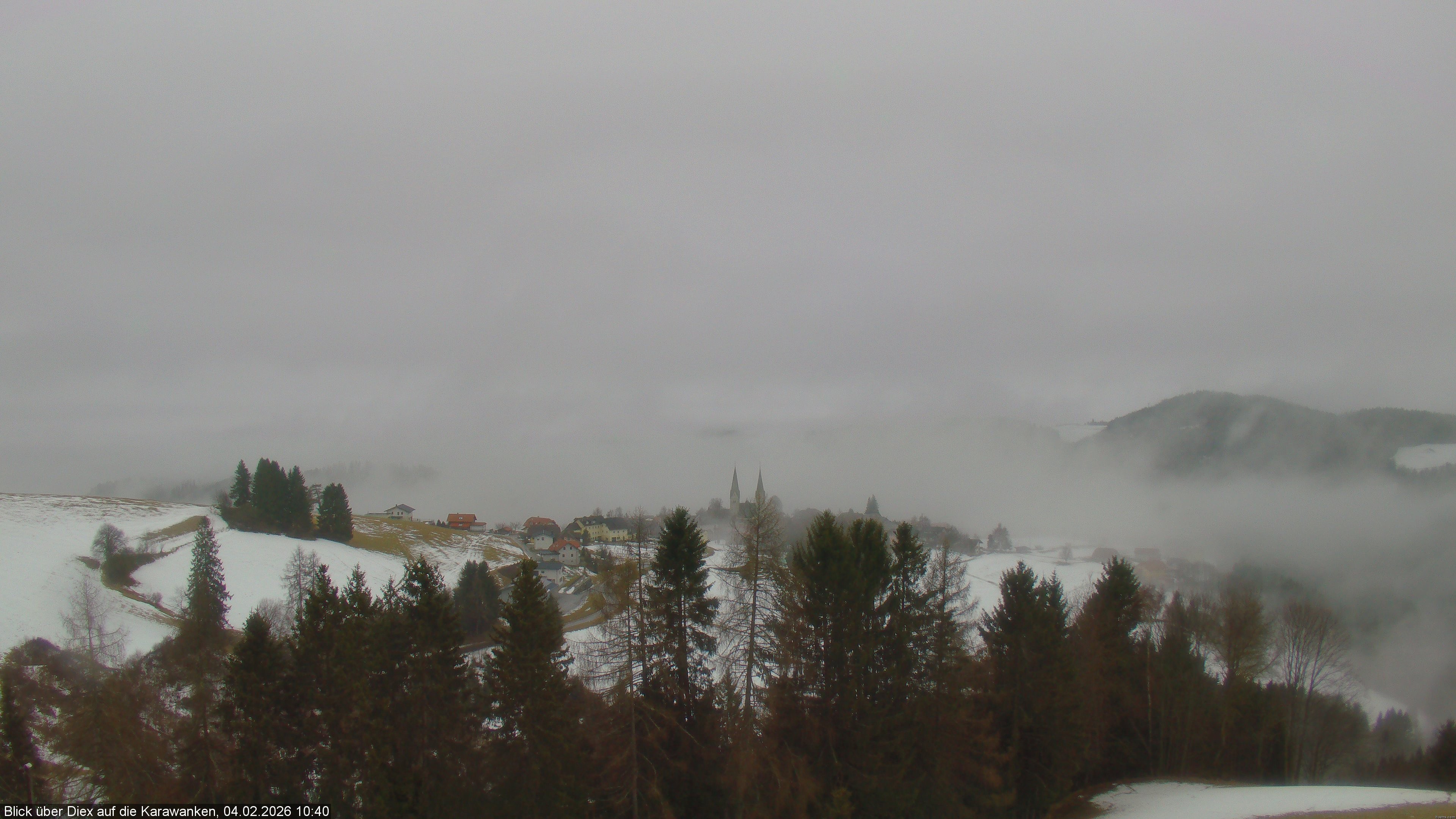 Archiv Foto Webcam Blick auf Diex (Kärnten)