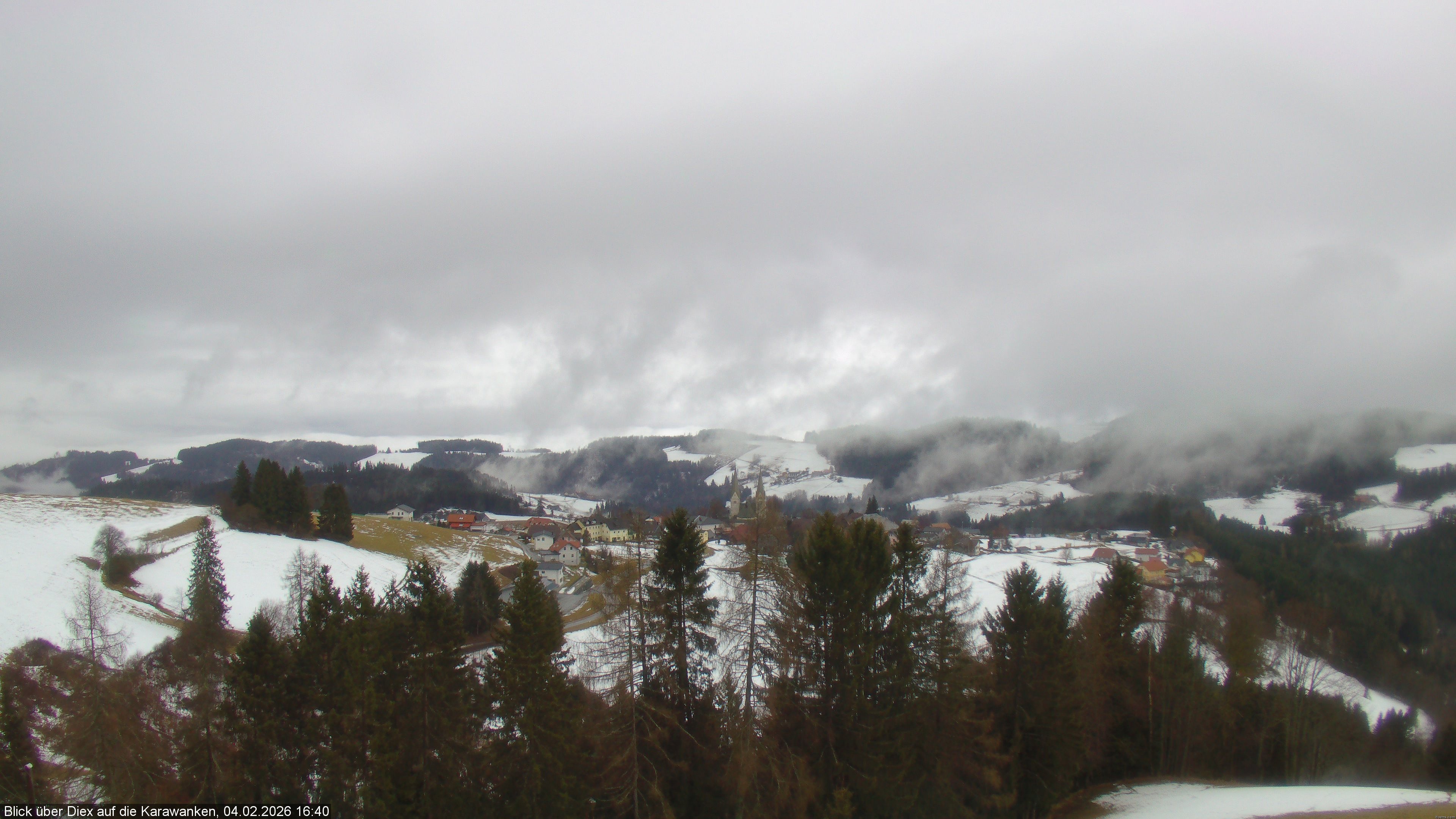 Archiv Foto Webcam Blick auf Diex (Kärnten)
