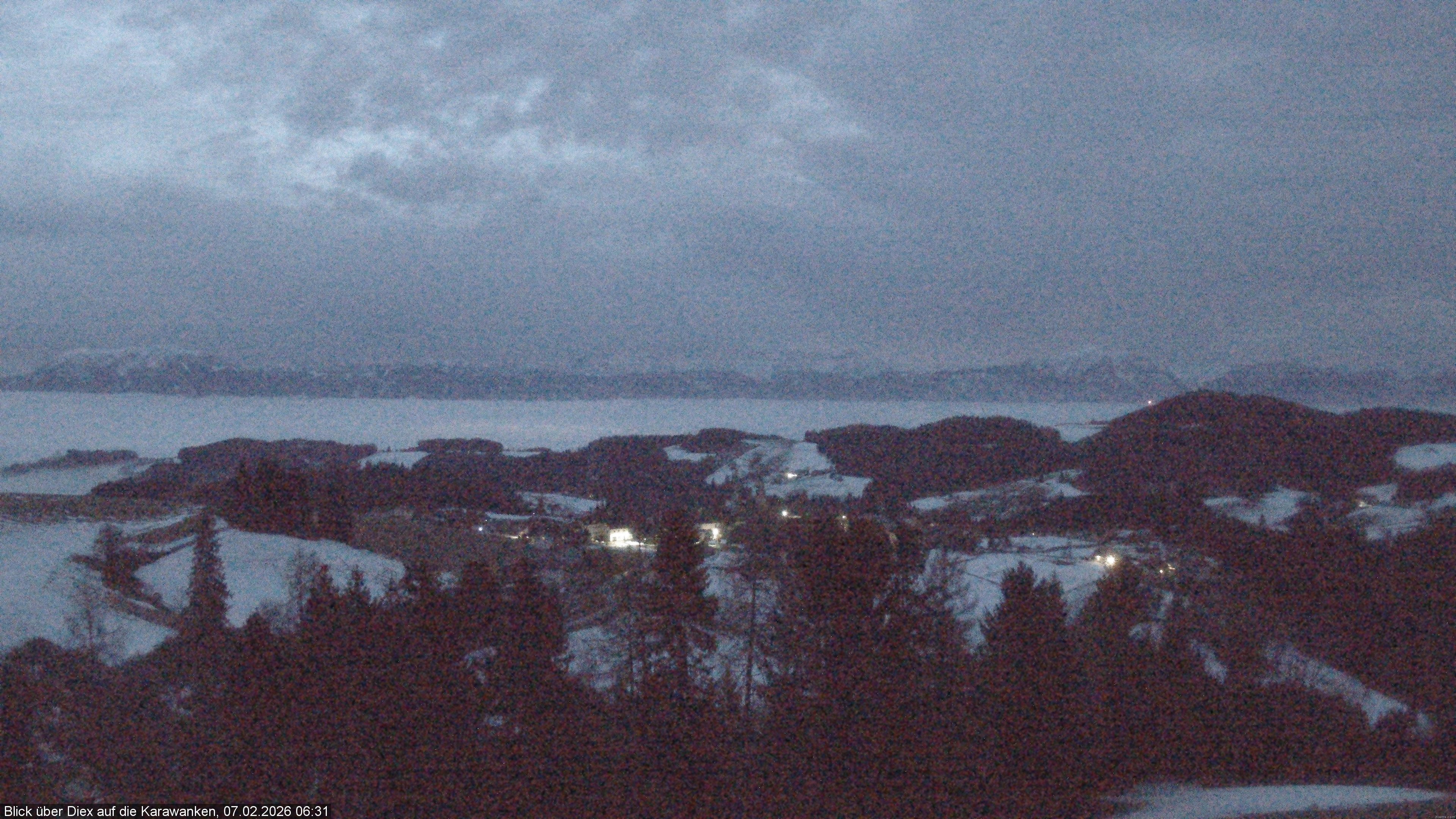 Archiv Foto Webcam Blick auf Diex (Kärnten)