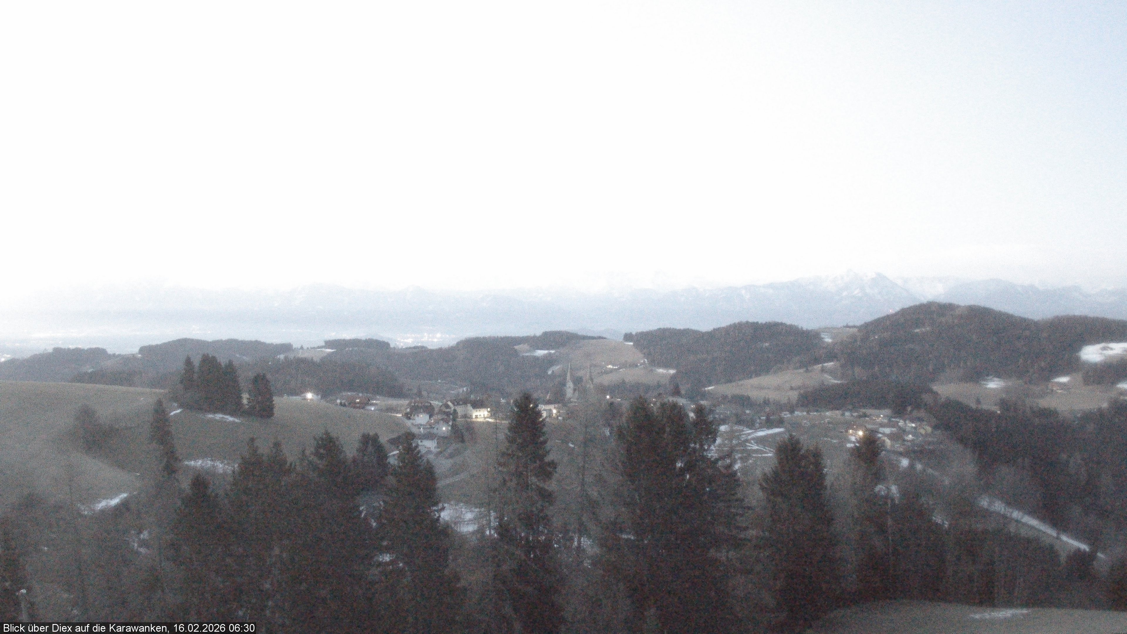 Archiv Foto Webcam Blick auf Diex (Kärnten)