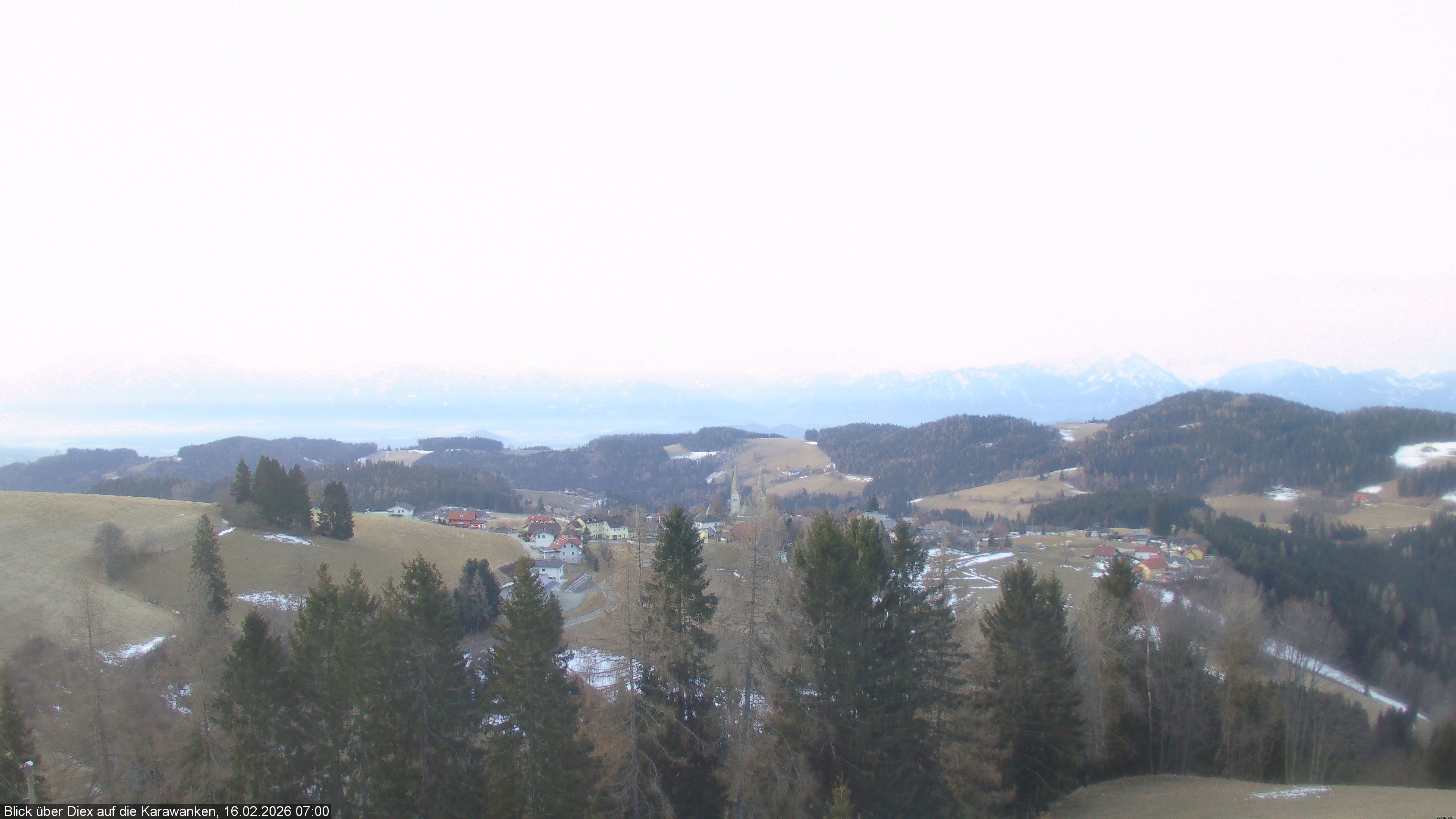 Archiv Foto Webcam Blick auf Diex (Kärnten)