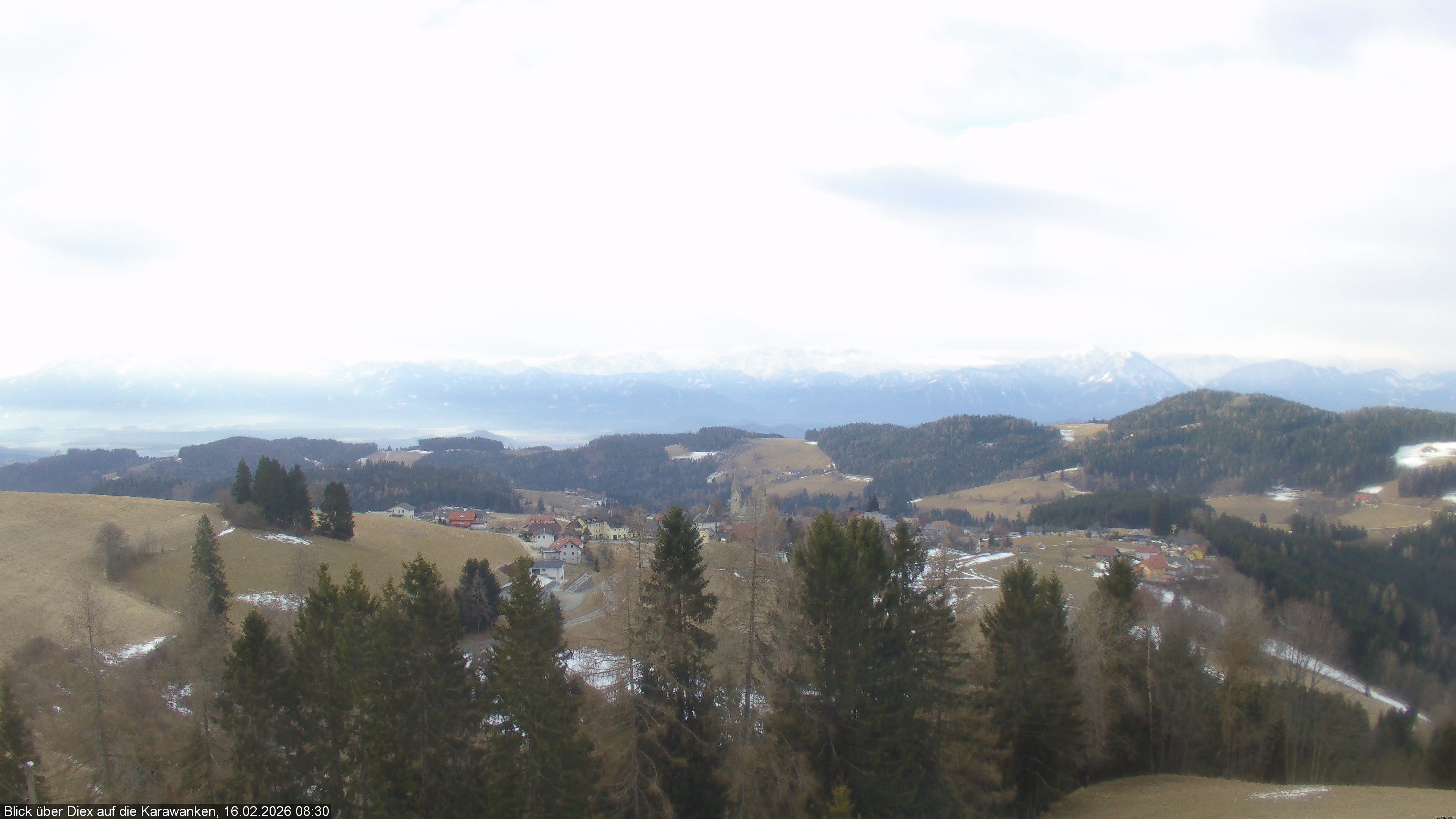 Archiv Foto Webcam Blick auf Diex (Kärnten)