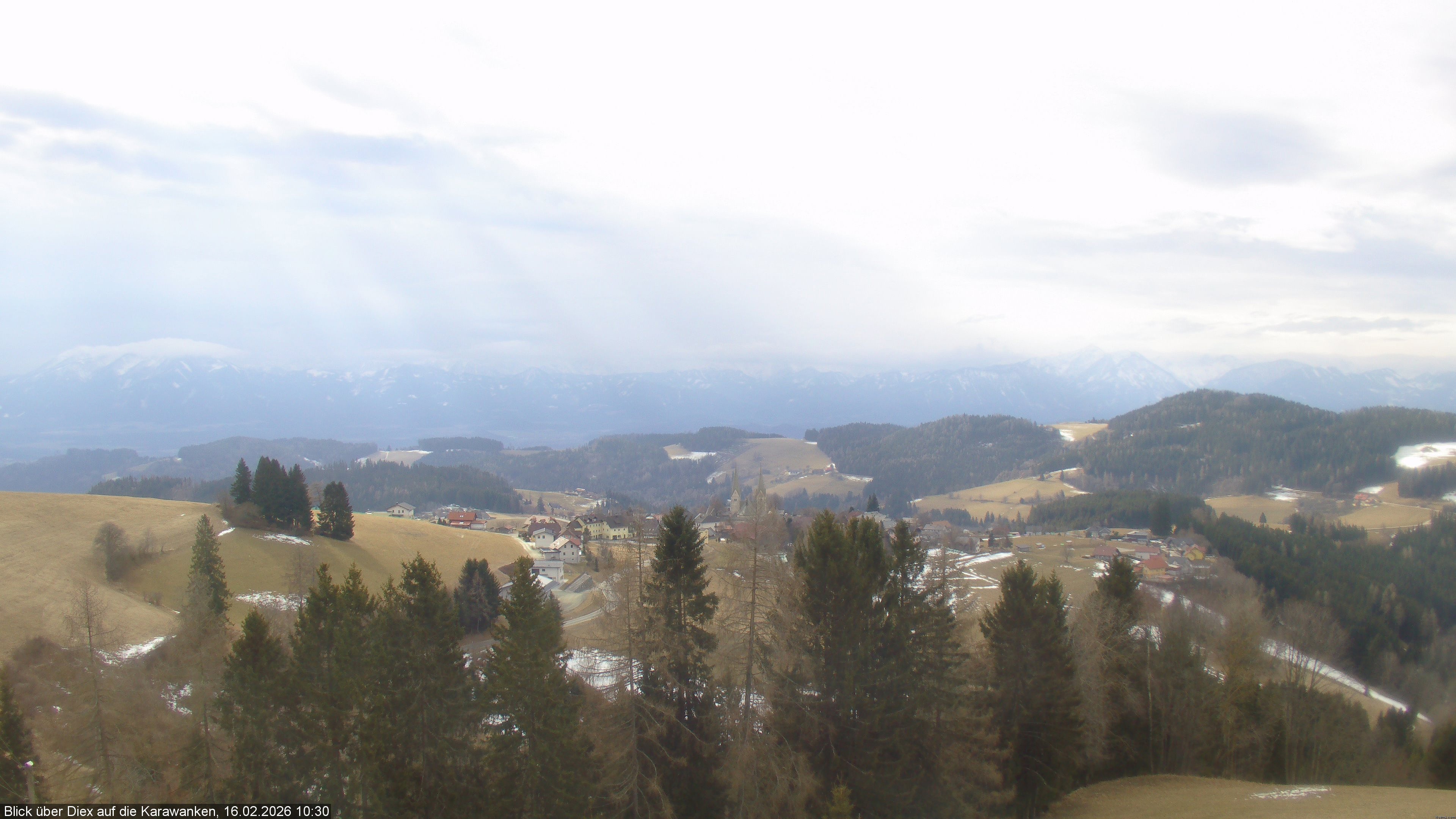 Archiv Foto Webcam Blick auf Diex (Kärnten)