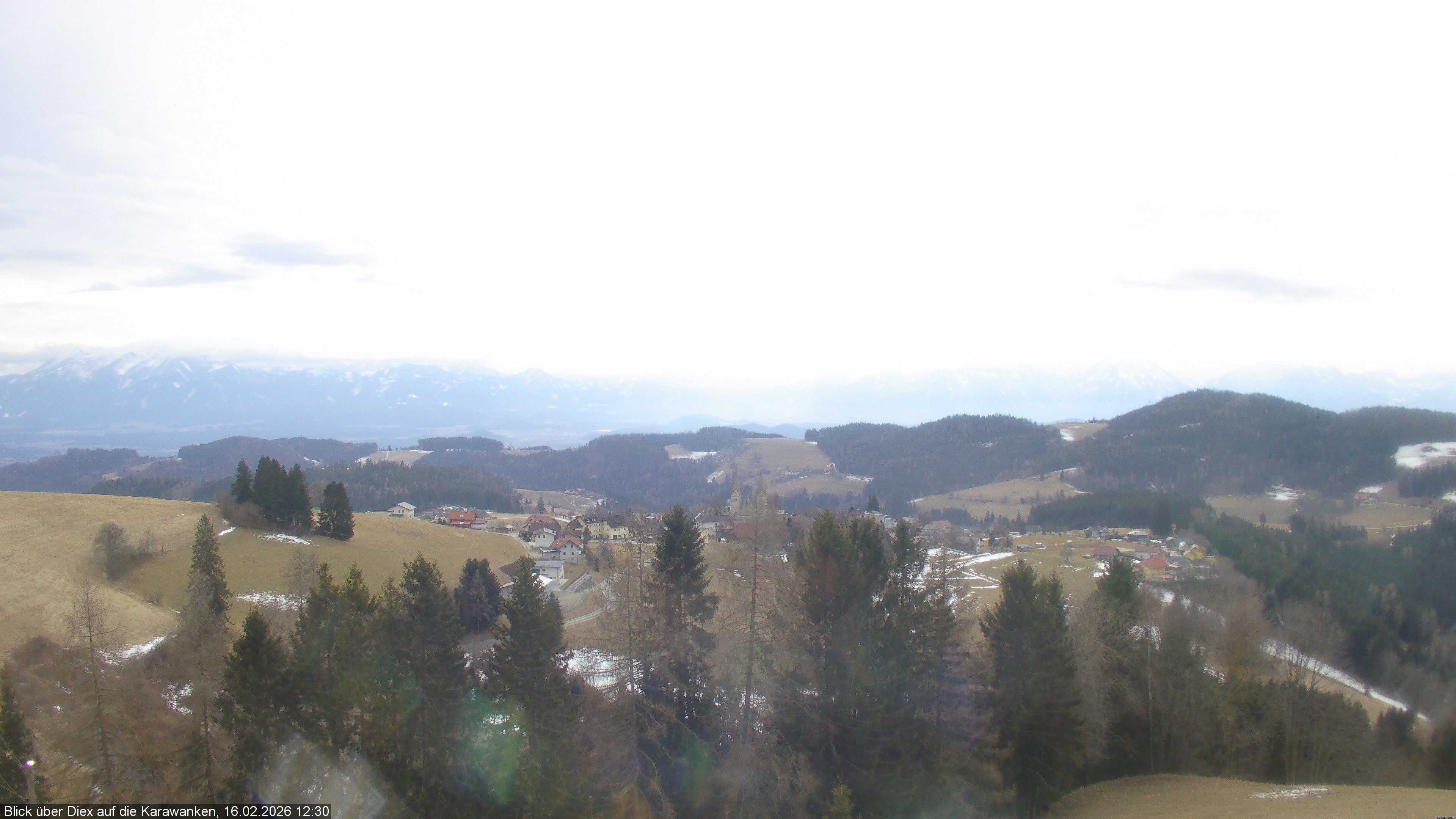 Archiv Foto Webcam Blick auf Diex (Kärnten)
