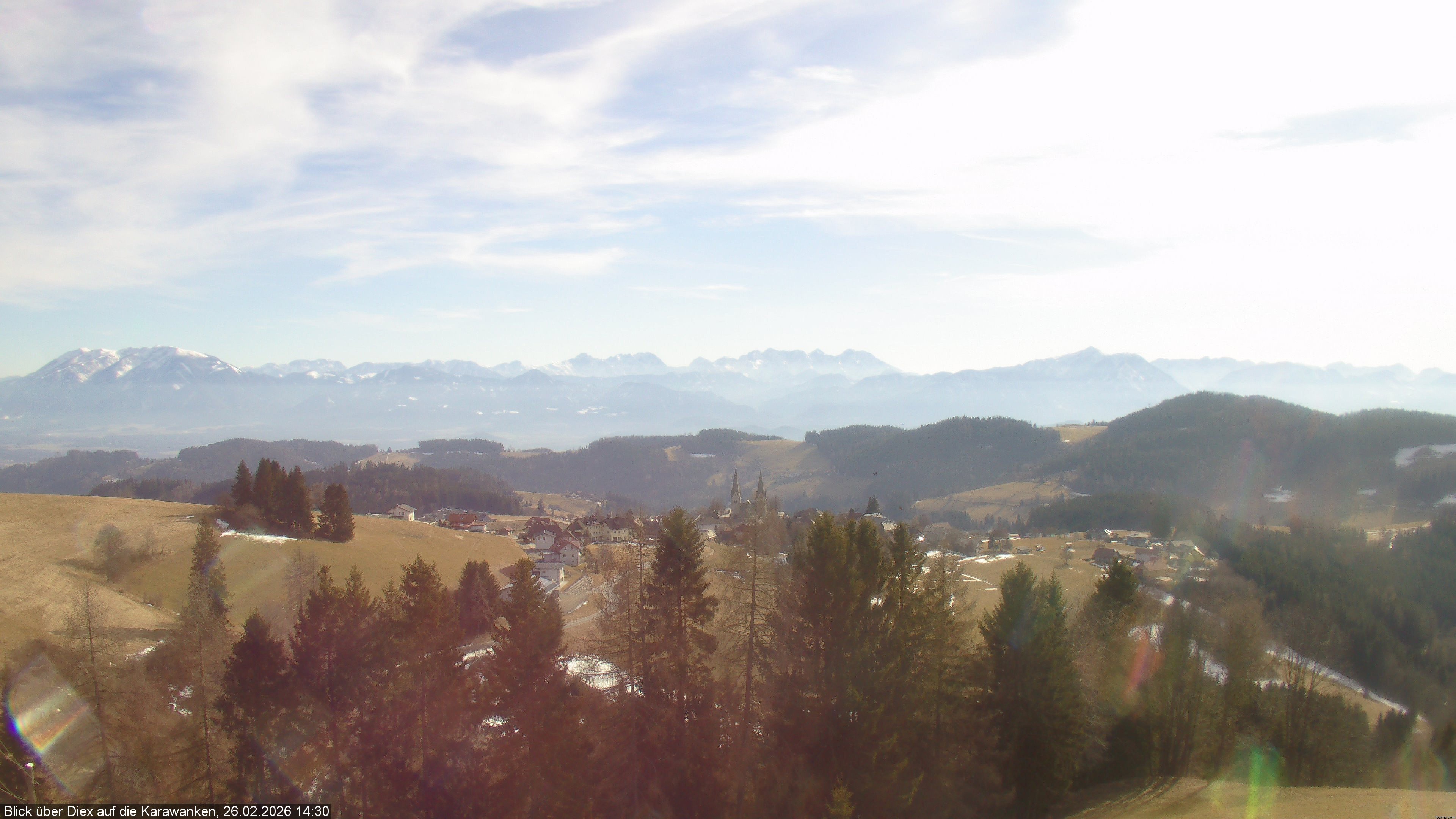 Archived image Webcam Outlook on Diex