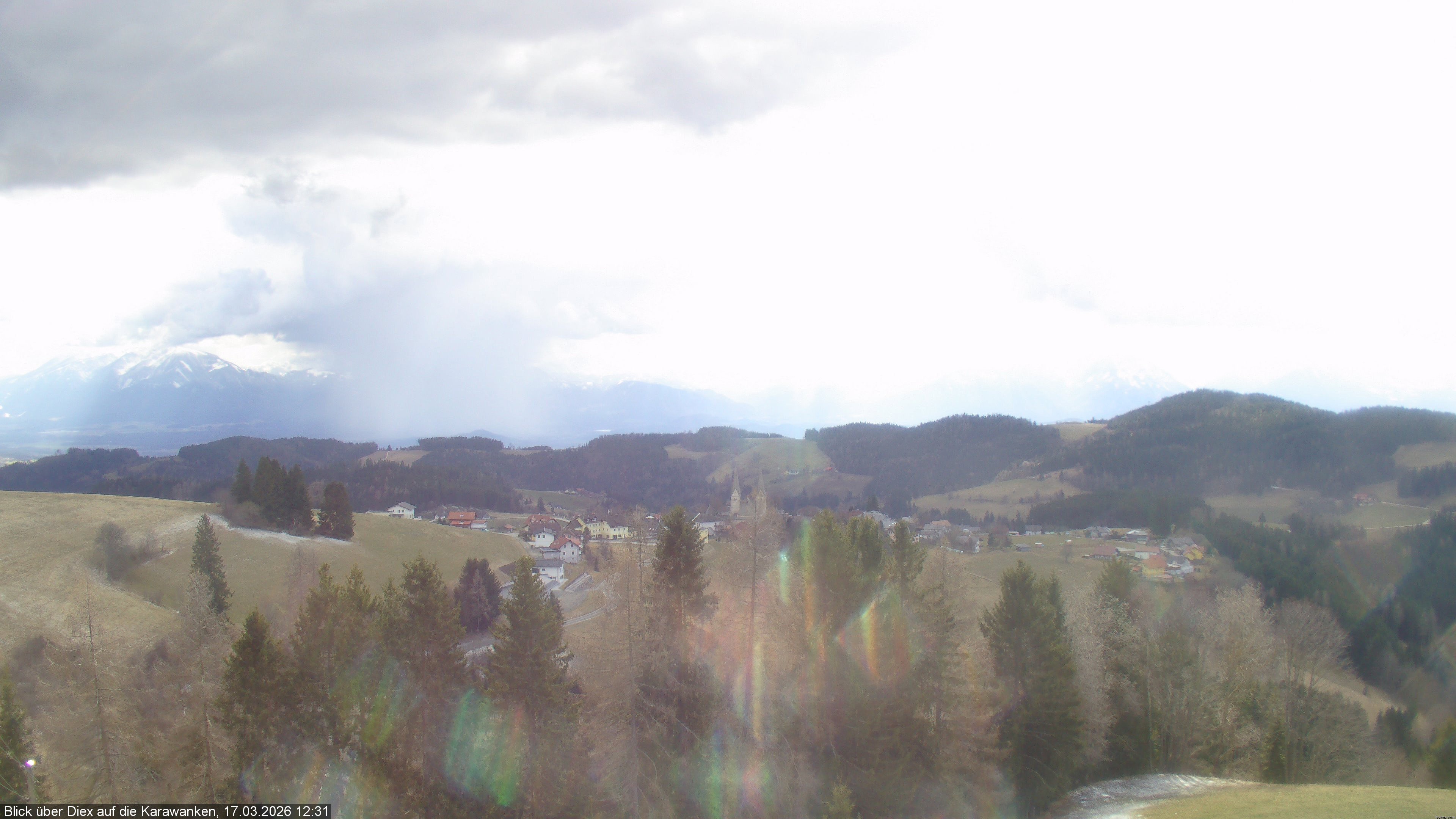 Archiv Foto Webcam Blick auf Diex (Kärnten)