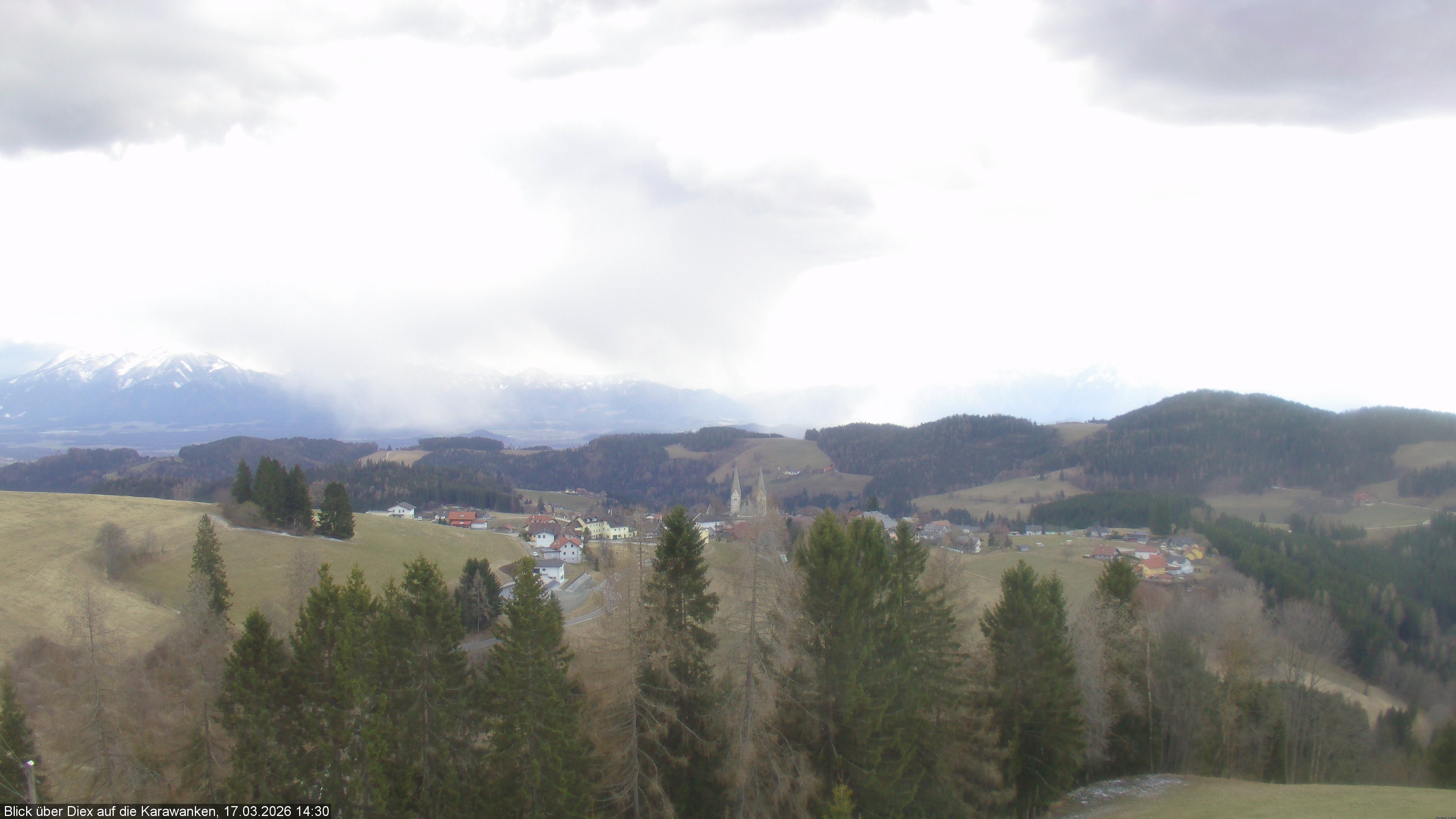 Archiv Foto Webcam Blick auf Diex (Kärnten)