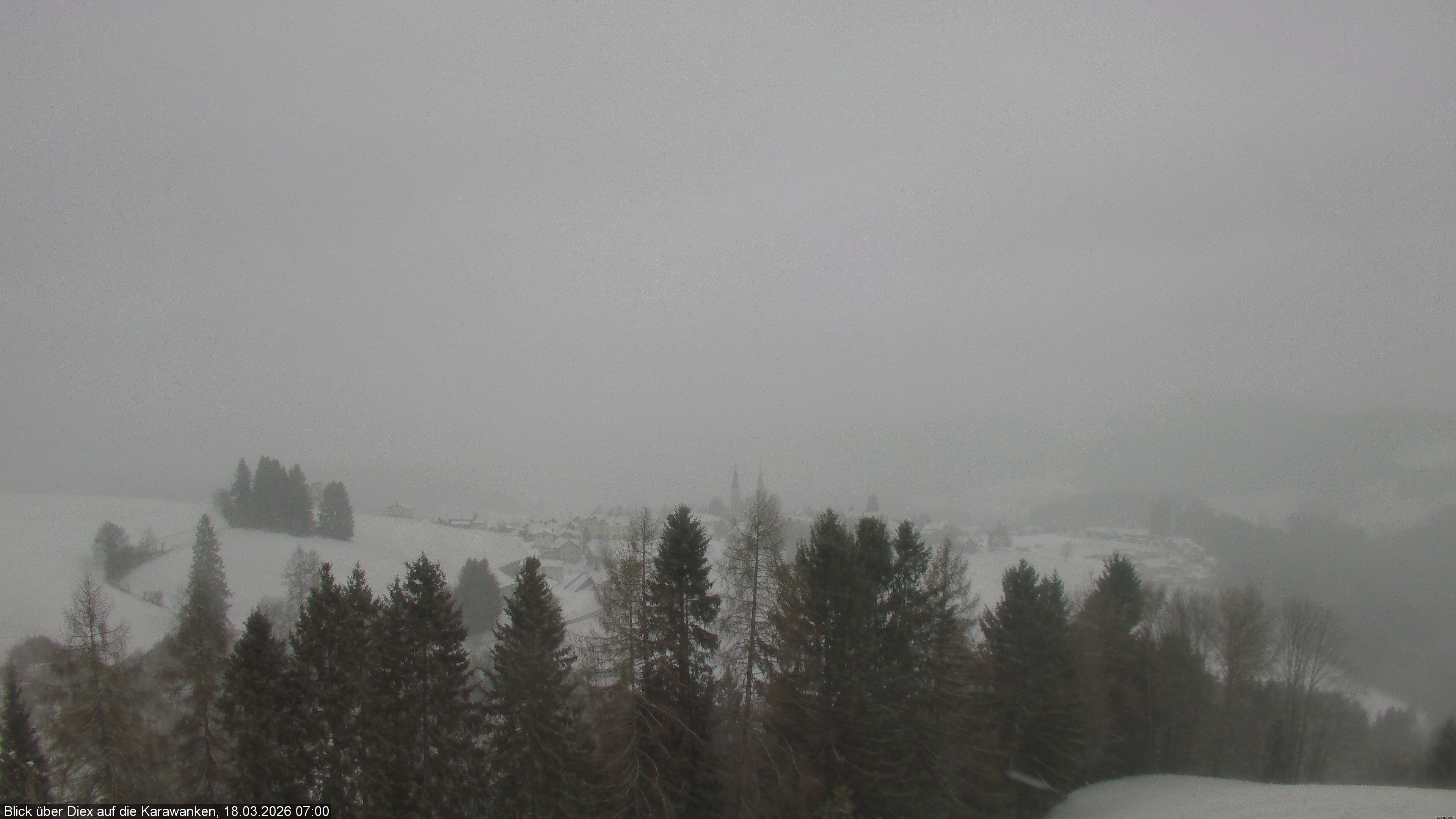 Archiv Foto Webcam Blick auf Diex (Kärnten)
