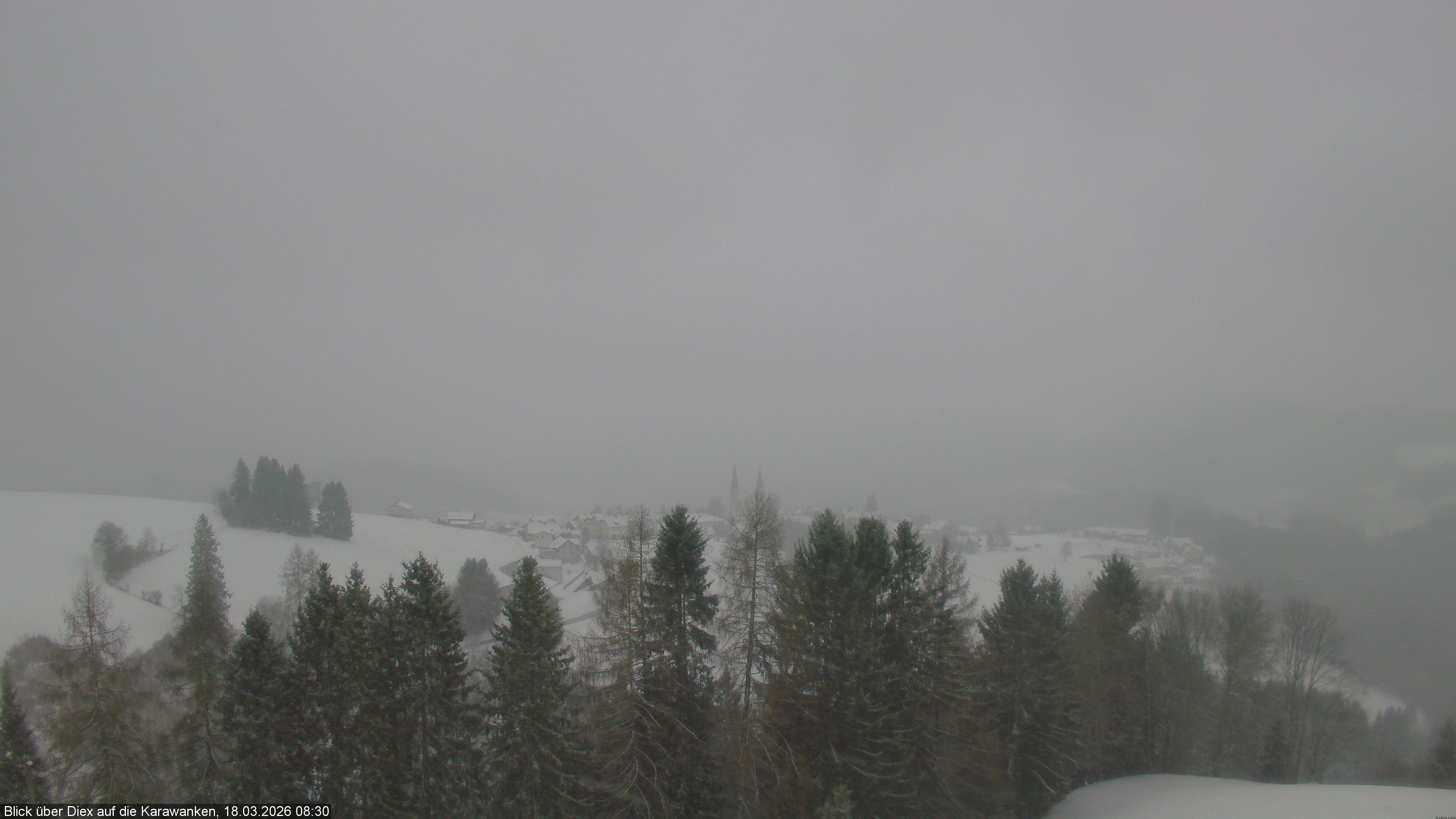 Archiv Foto Webcam Blick auf Diex (Kärnten)