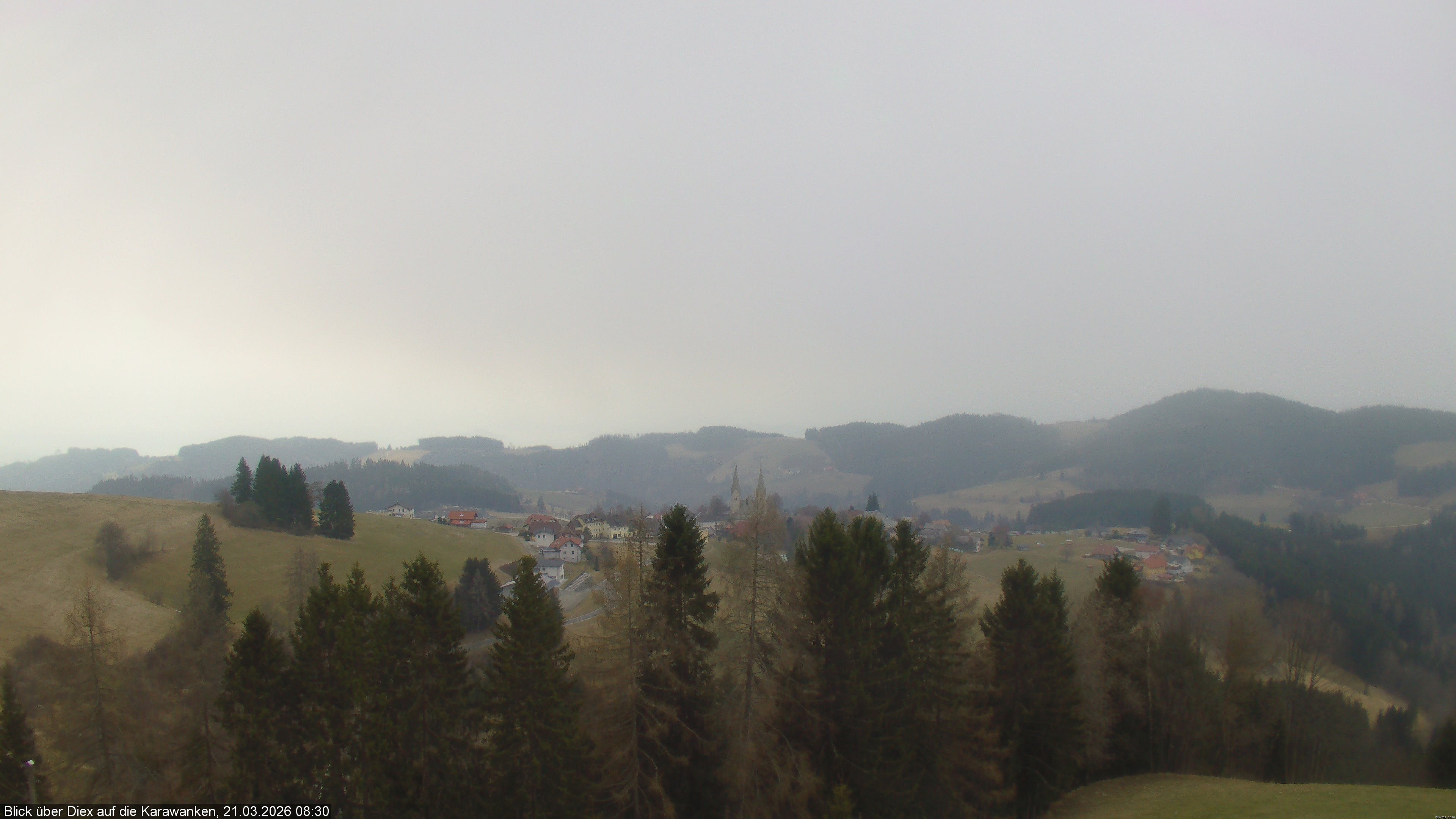 Archiv Foto Webcam Blick auf Diex (Kärnten)