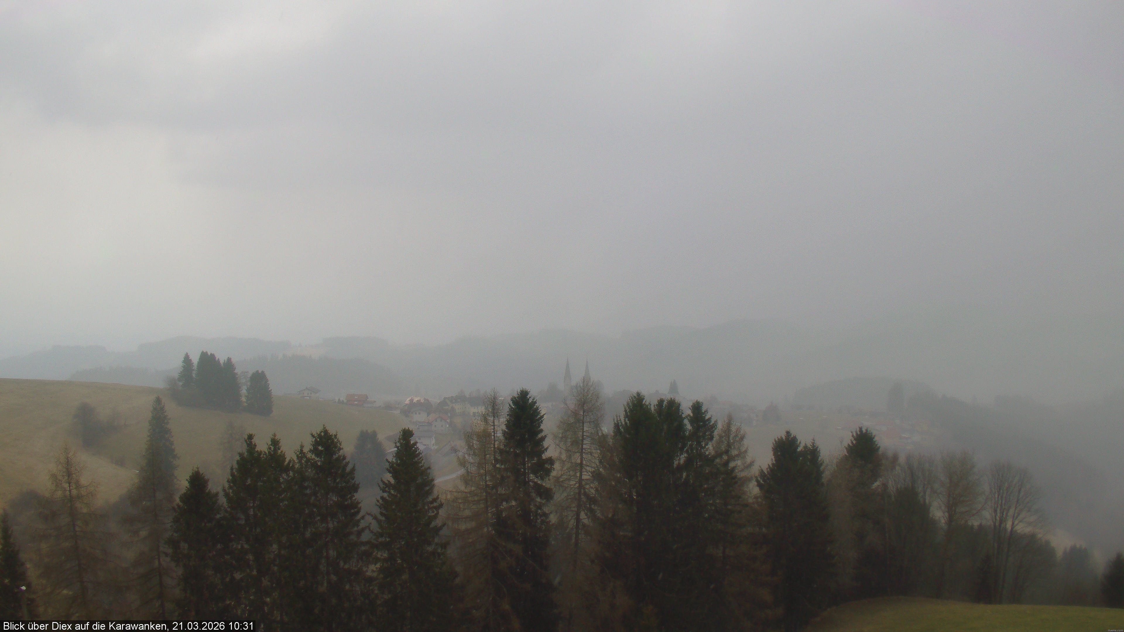 Archiv Foto Webcam Blick auf Diex (Kärnten)