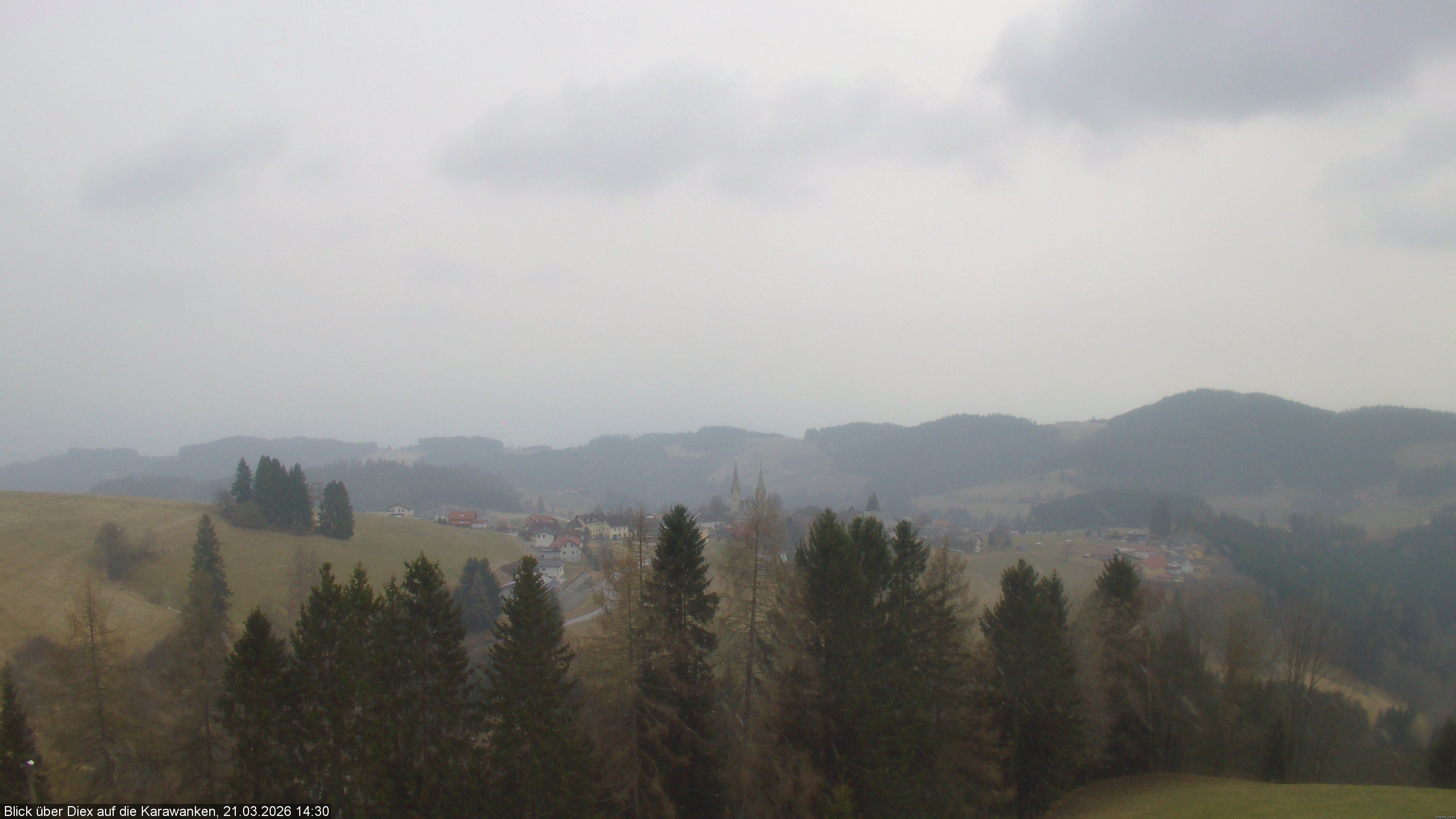 Archiv Foto Webcam Blick auf Diex (Kärnten)