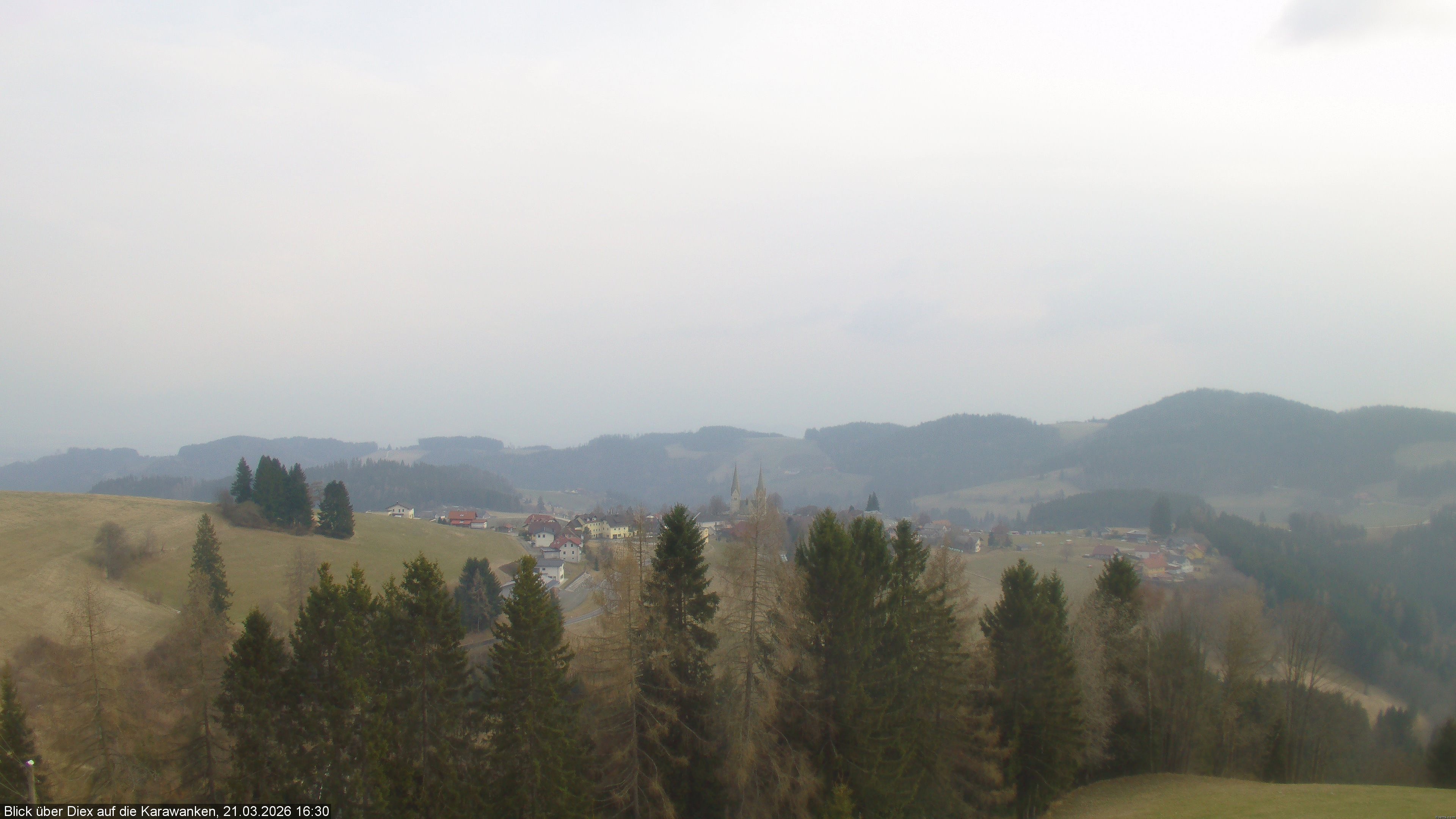 Archiv Foto Webcam Blick auf Diex (Kärnten)