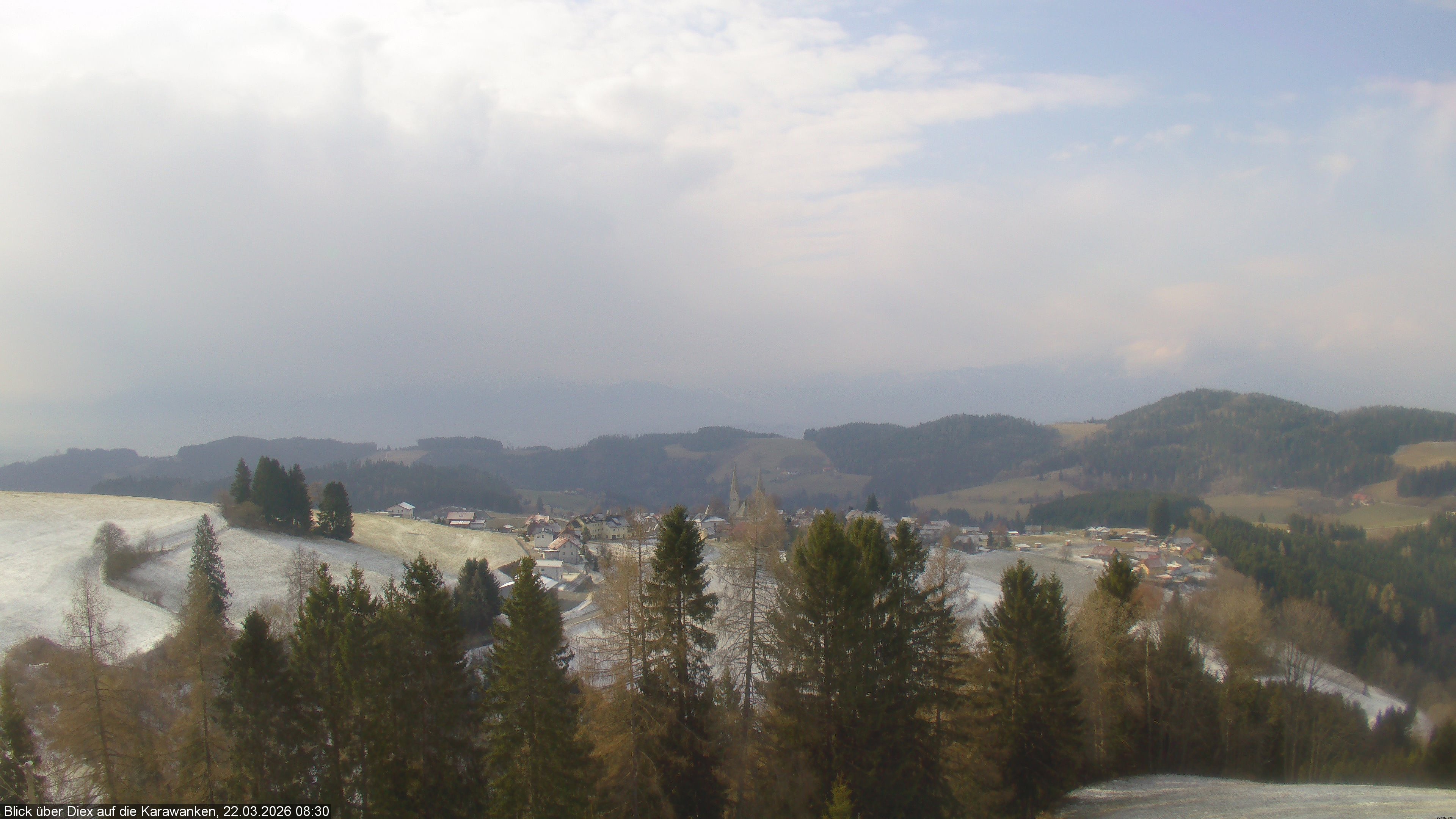 Archiv Foto Webcam Blick auf Diex (Kärnten)