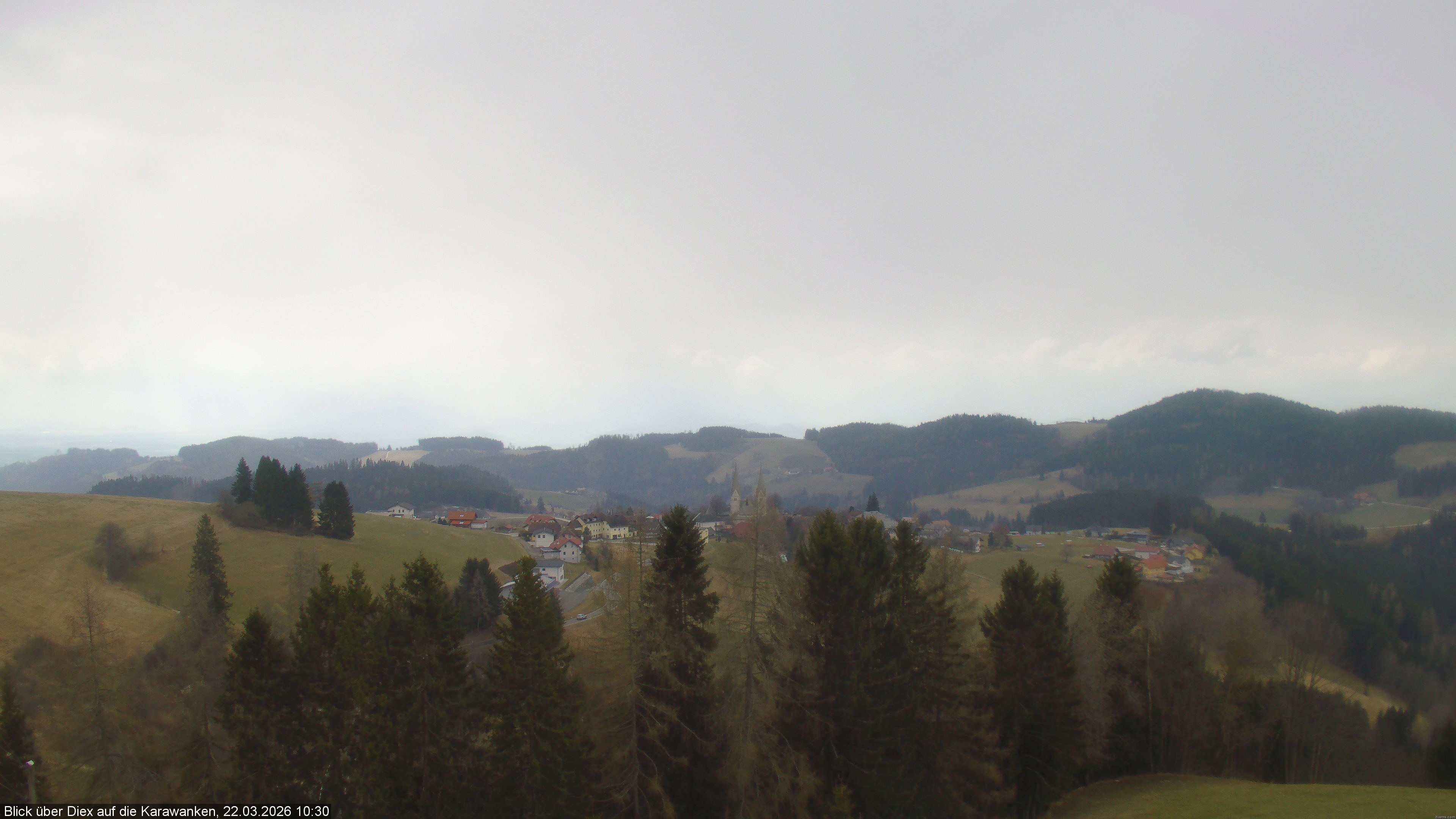 Archiv Foto Webcam Blick auf Diex (Kärnten)