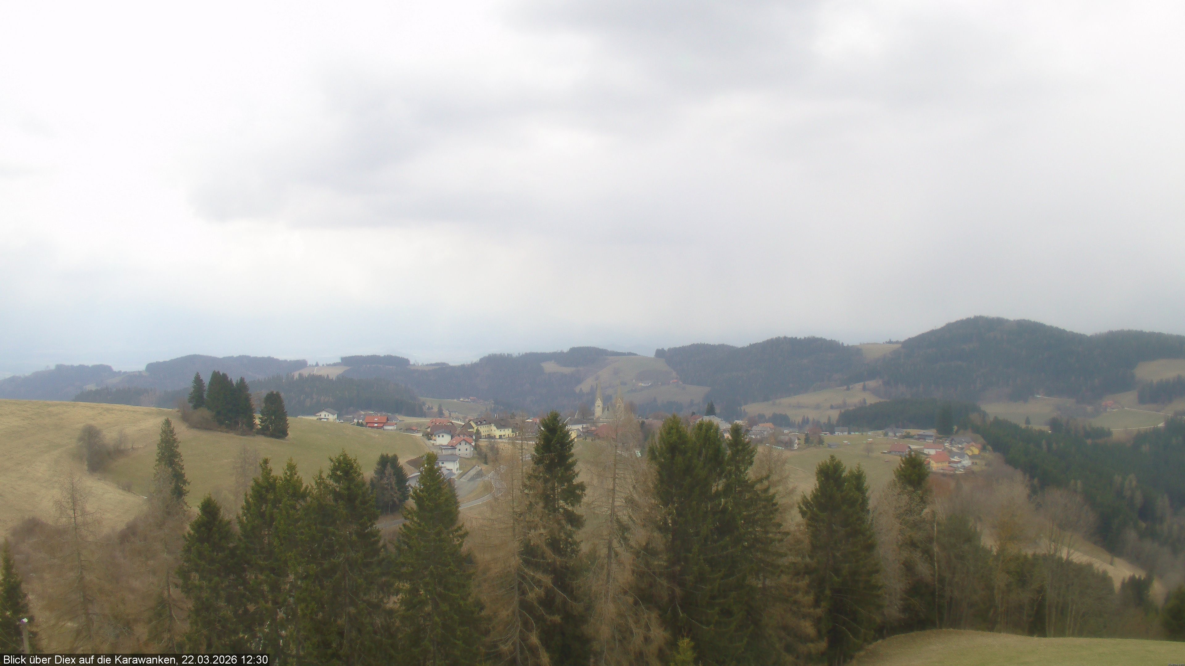 Archiv Foto Webcam Blick auf Diex (Kärnten)
