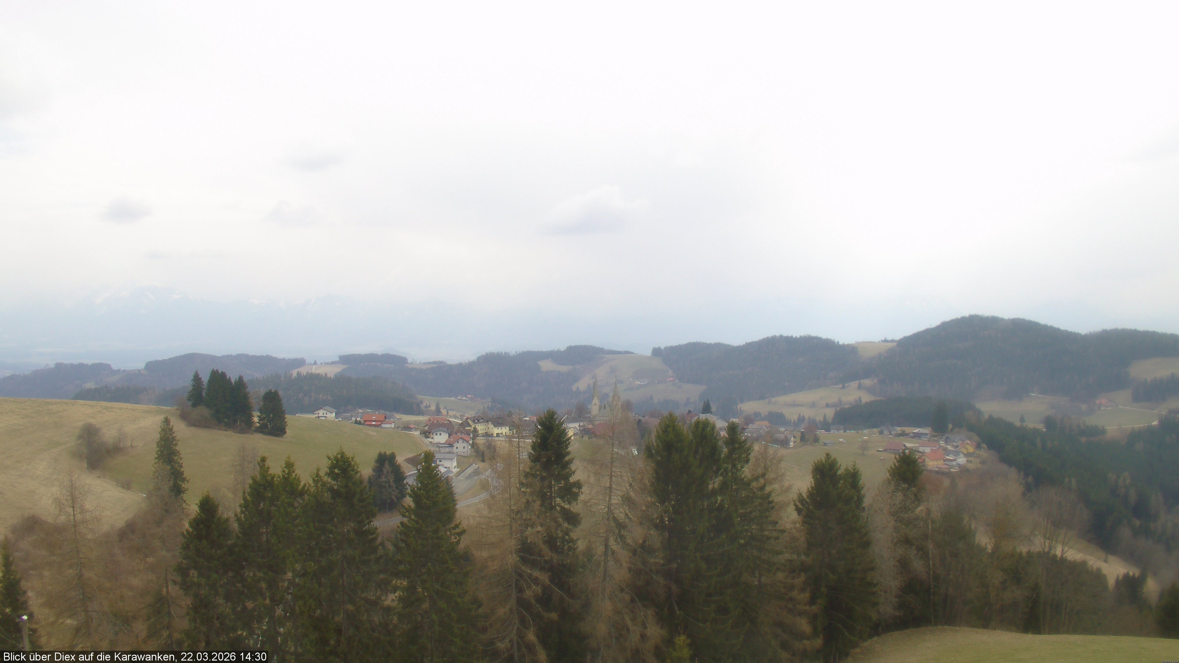 Archiv Foto Webcam Blick auf Diex (Kärnten)