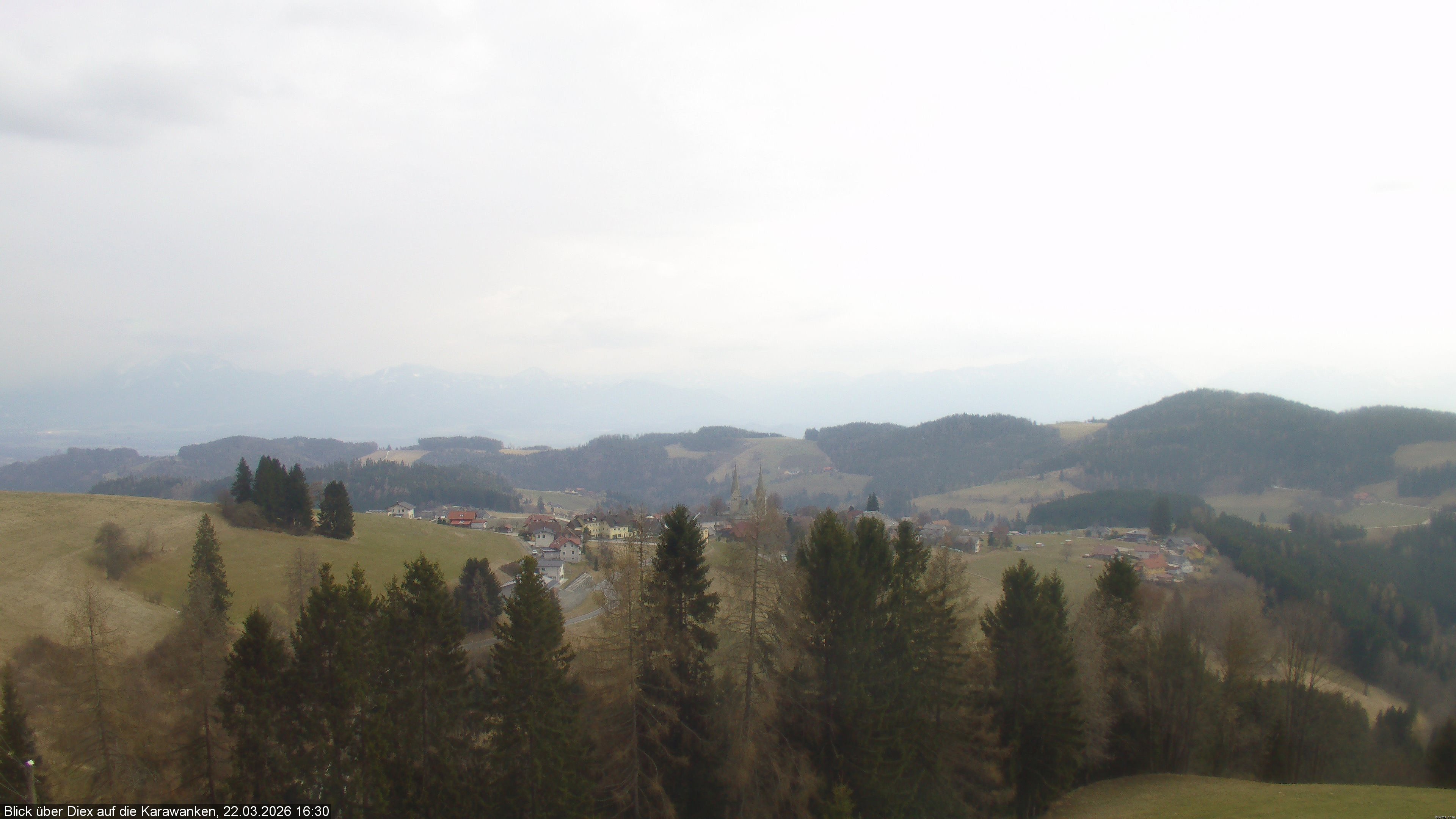 Archiv Foto Webcam Blick auf Diex (Kärnten)