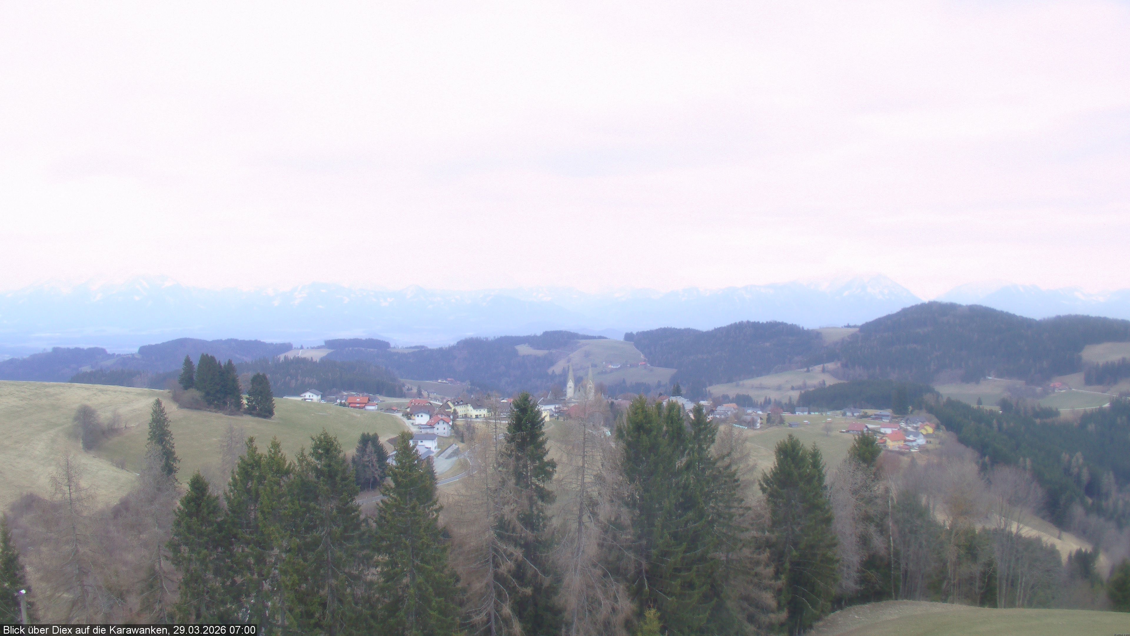 Archiv Foto Webcam Blick auf Diex (Kärnten)