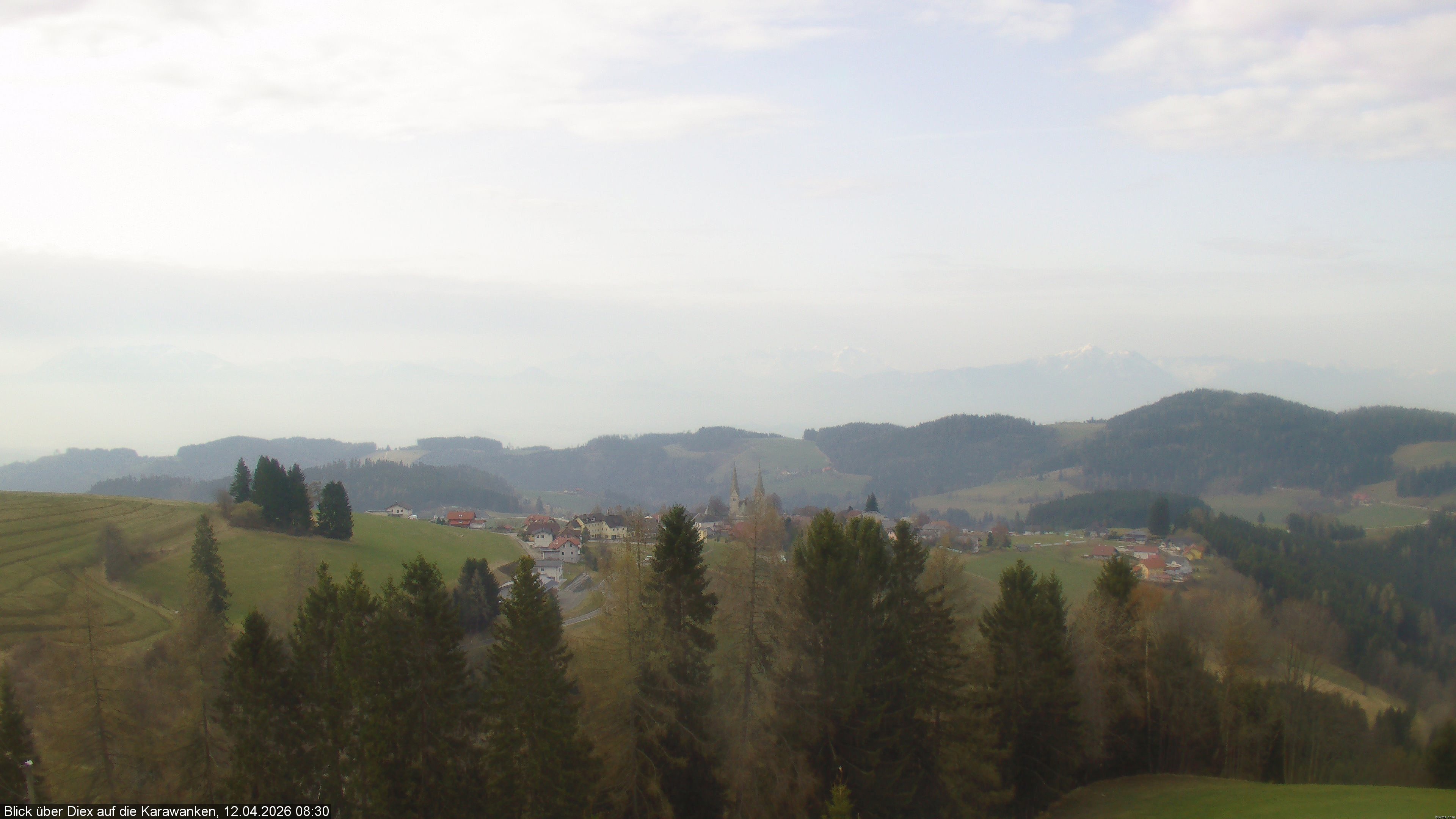 Archiv Foto Webcam Blick auf Diex (Kärnten)
