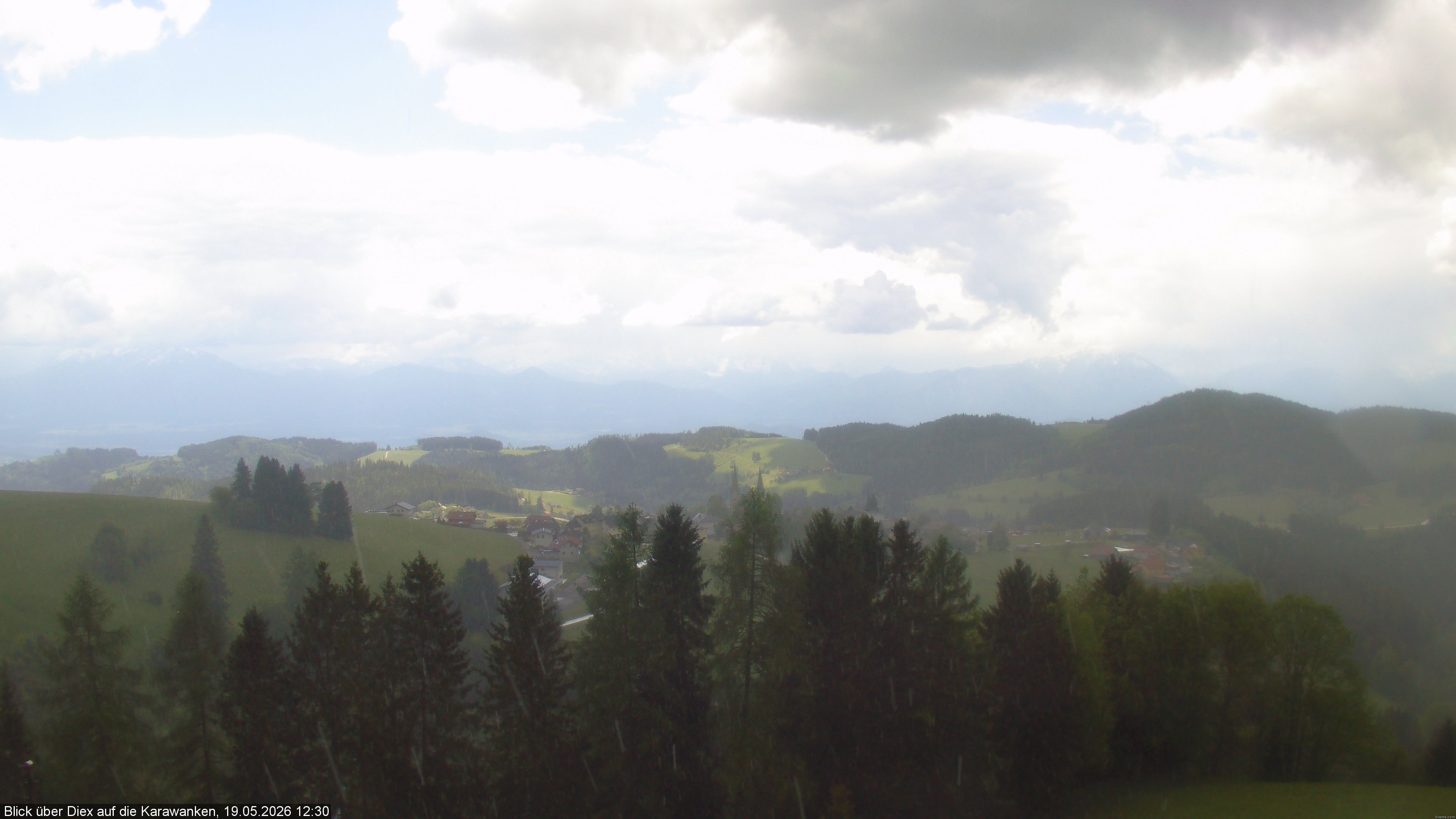 Archiv Foto Webcam Blick auf Diex (Kärnten)