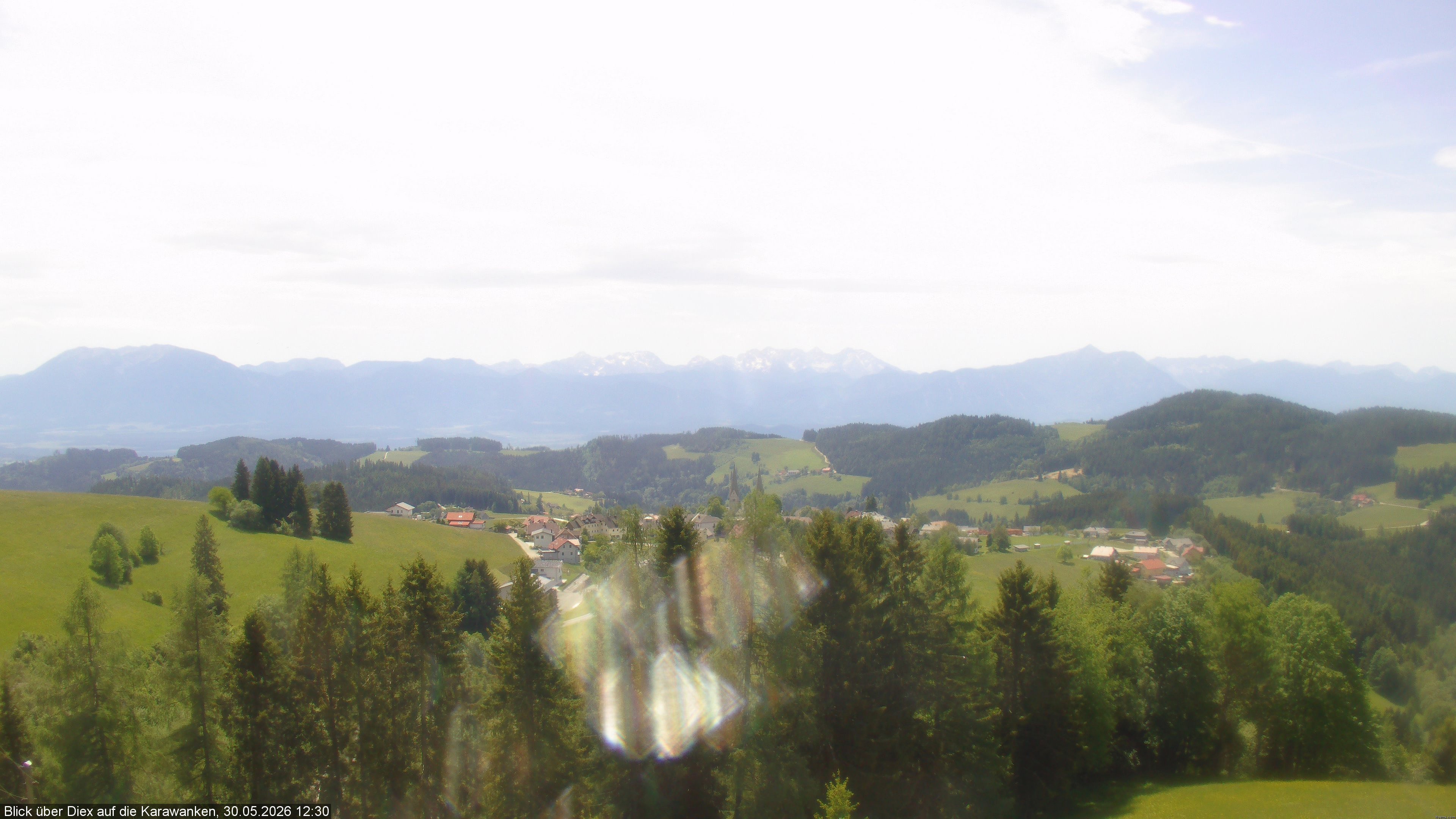 Archiv Foto Webcam Blick auf Diex (Kärnten)