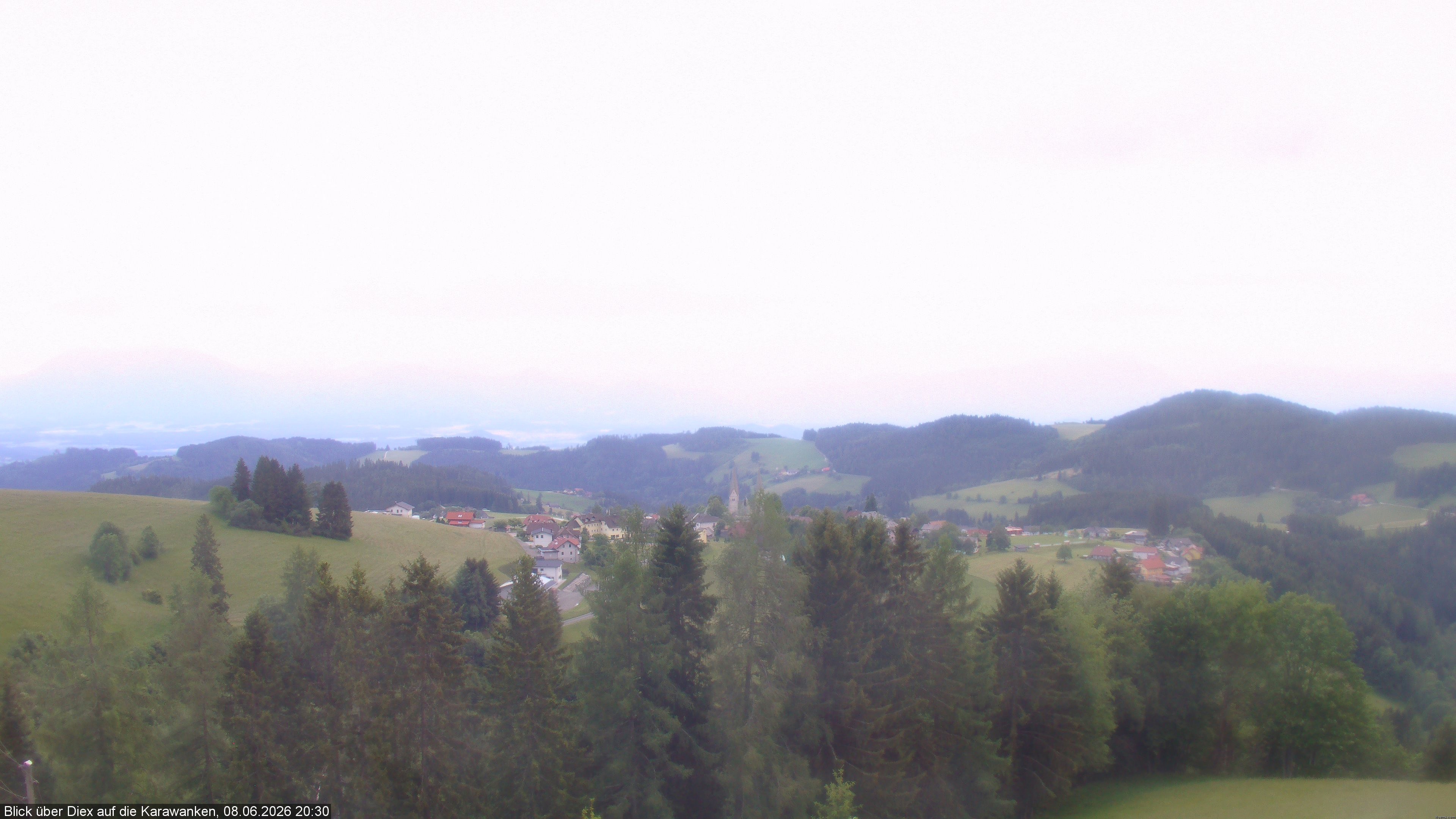 Archiv Foto Webcam Blick auf Diex (Kärnten)