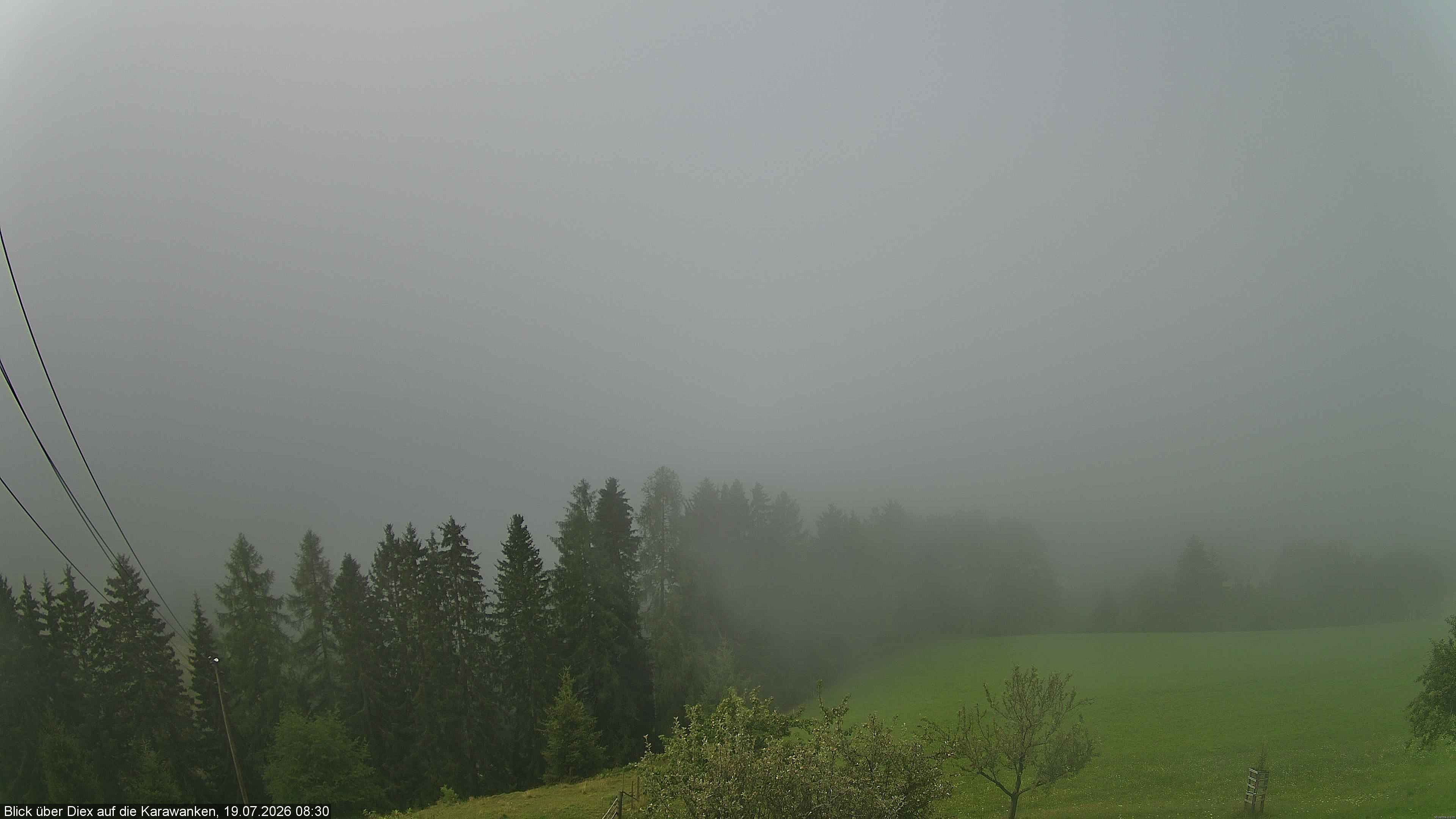 Archiv Foto Webcam Blick auf Diex (Kärnten)