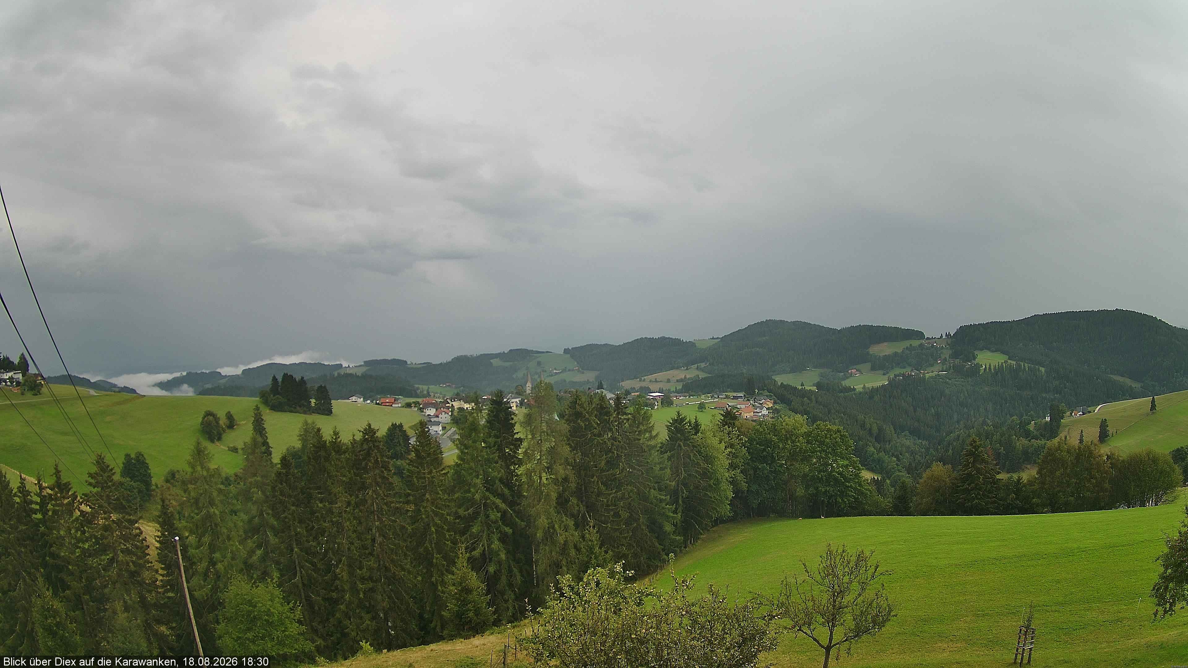 Archiv Foto Webcam Blick auf Diex (Kärnten)