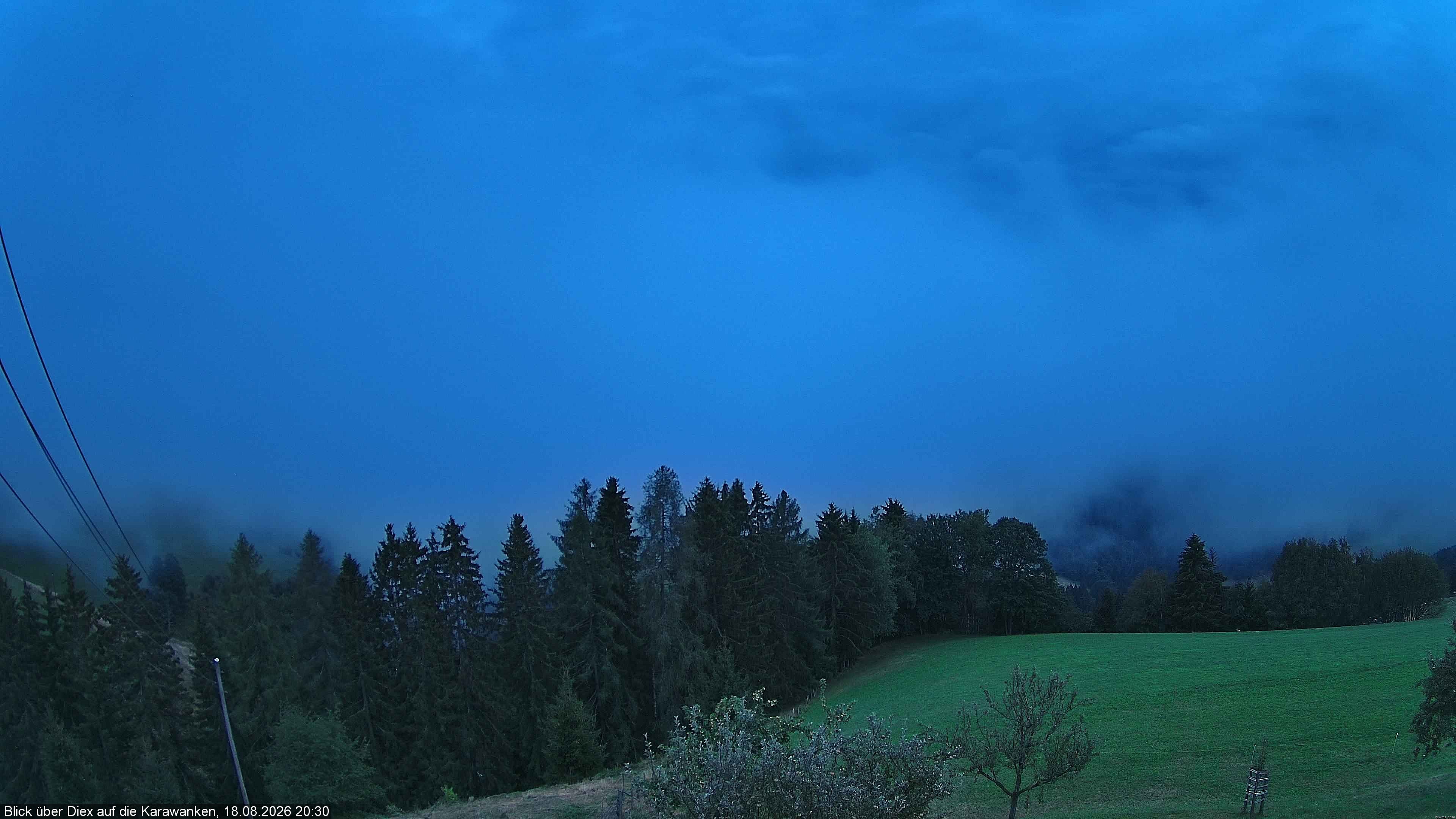 Archiv Foto Webcam Blick auf Diex (Kärnten)