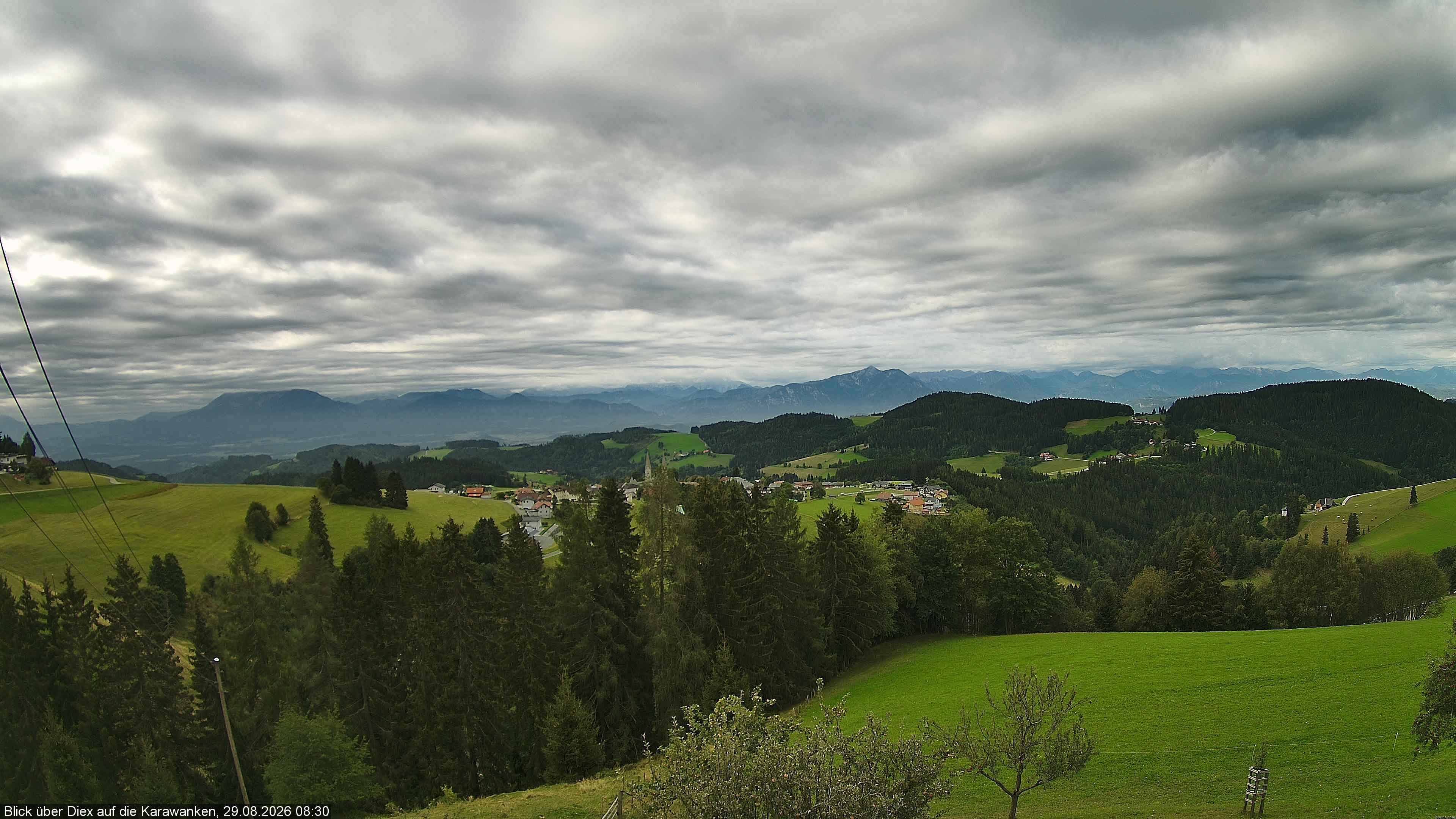 Archiv Foto Webcam Blick auf Diex (Kärnten)